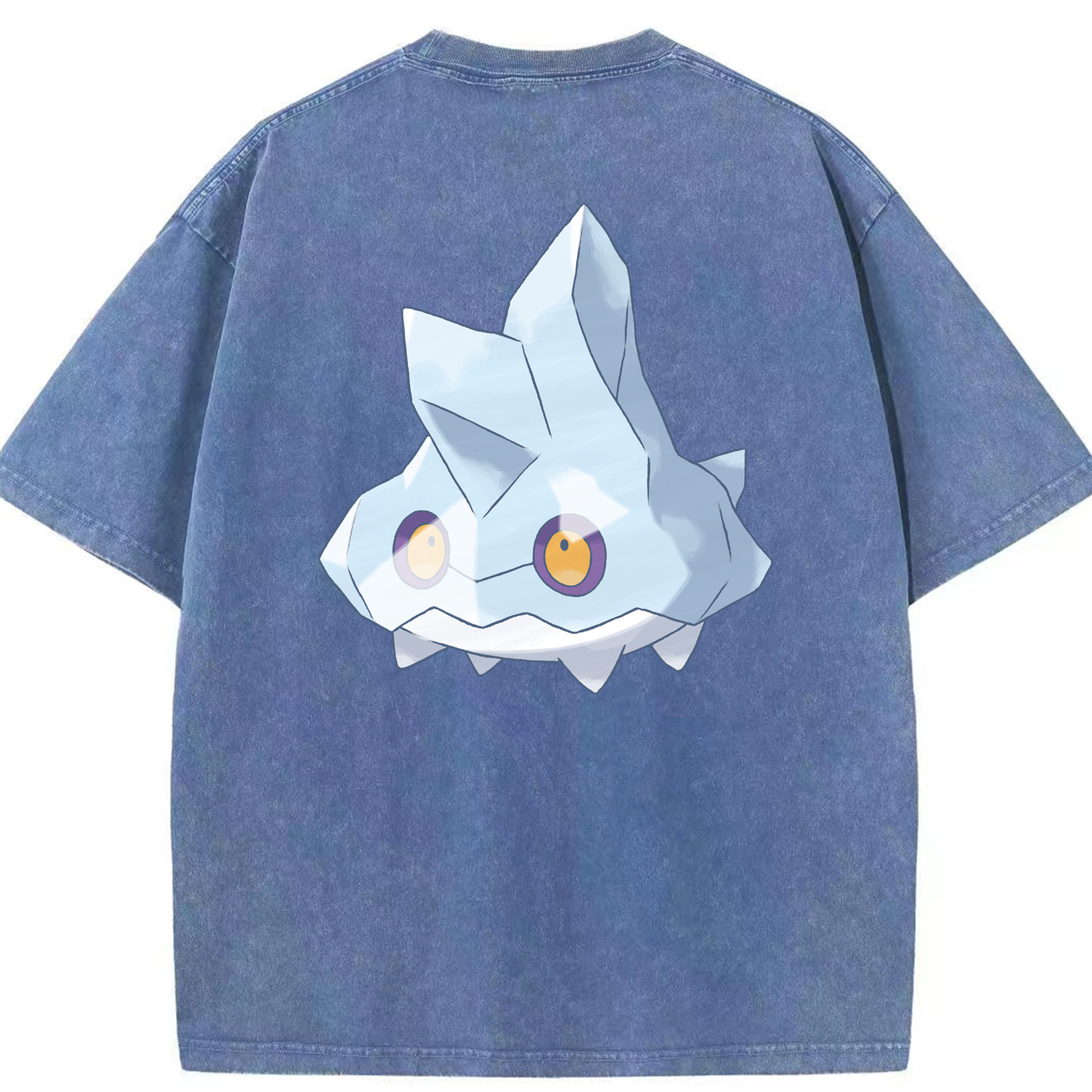 （画像用） ポケットモンスター Pokémon 綿100% ヴィンテージ風 半袖Tシャツ（背面プリント）
