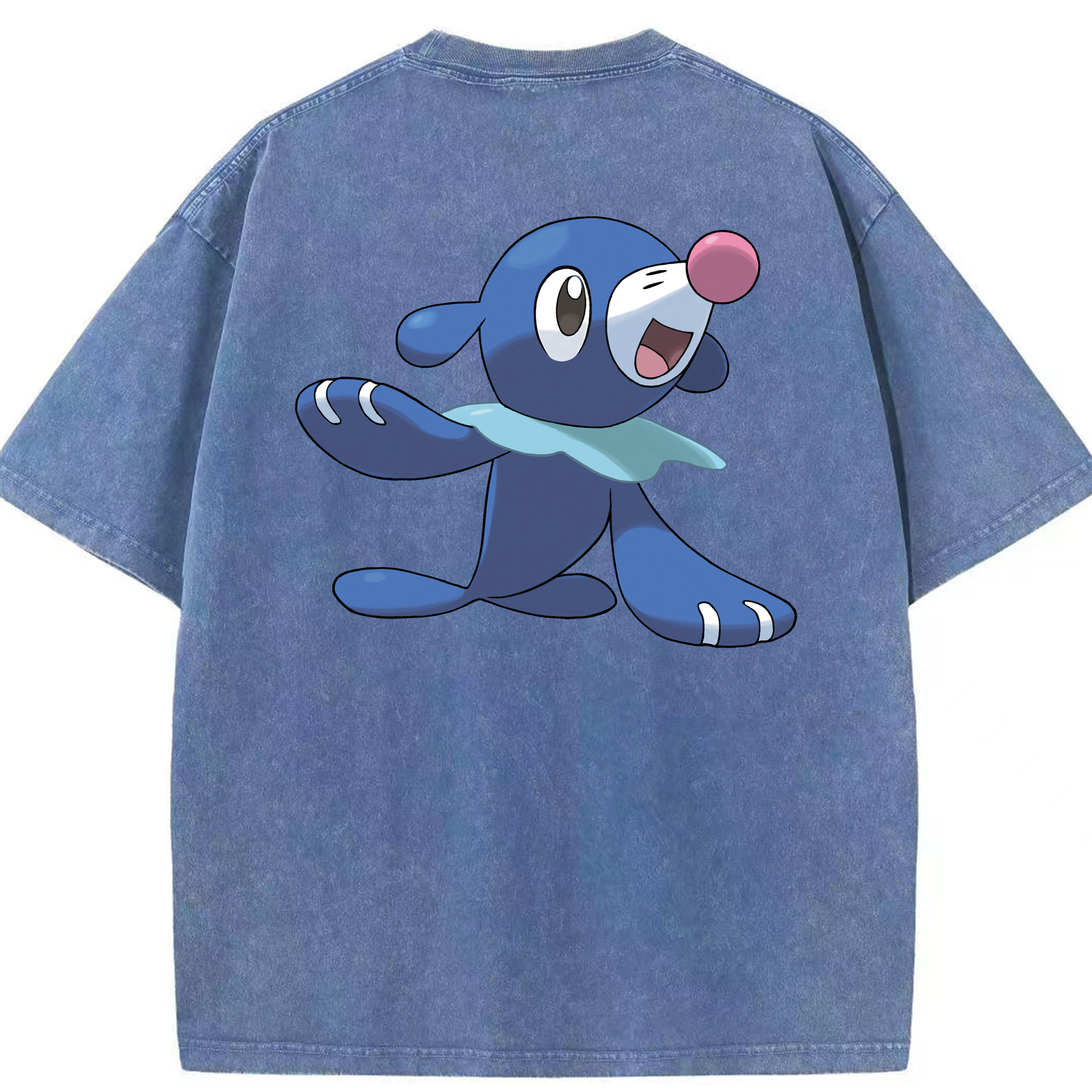 （画像用） ポケットモンスター Pokémon 綿100% ヴィンテージ風 半袖Tシャツ（背面プリント）
