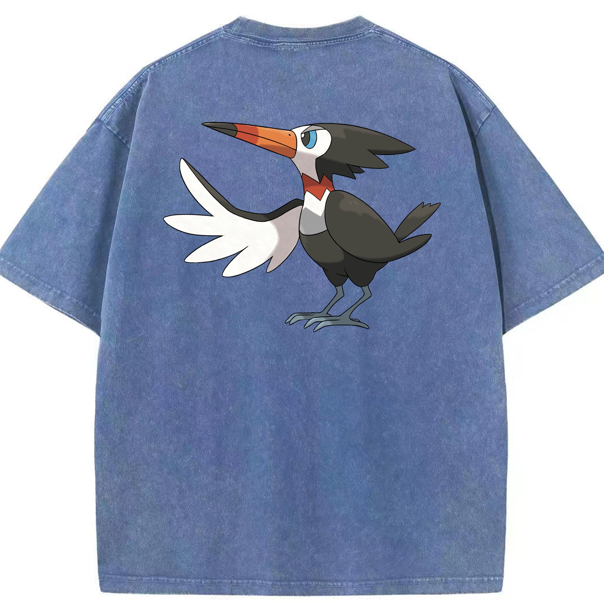 （画像用） ポケットモンスター Pokémon 綿100% ヴィンテージ風 半袖Tシャツ（背面プリント）