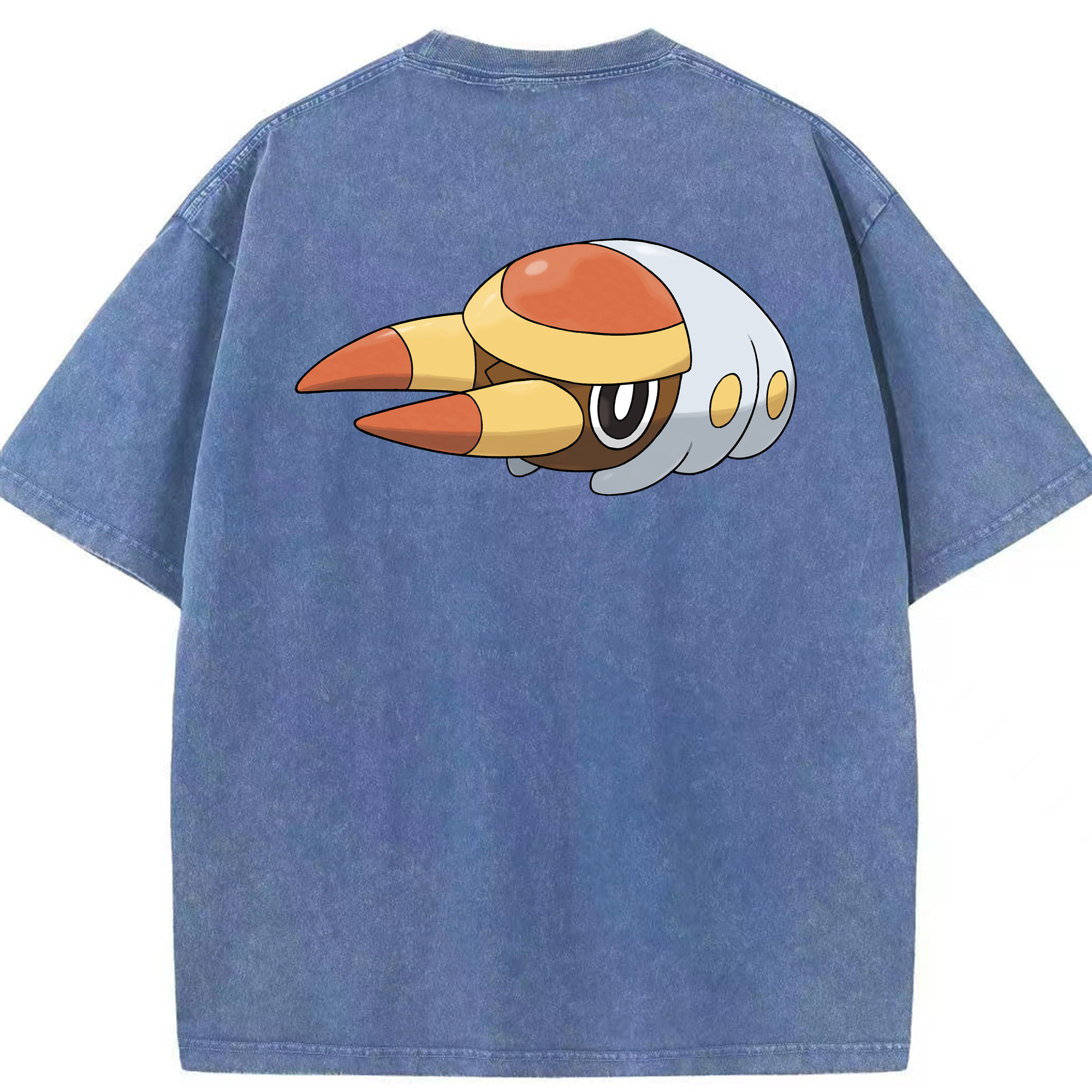 （画像用） ポケットモンスター Pokémon 綿100% ヴィンテージ風 半袖Tシャツ（背面プリント）
