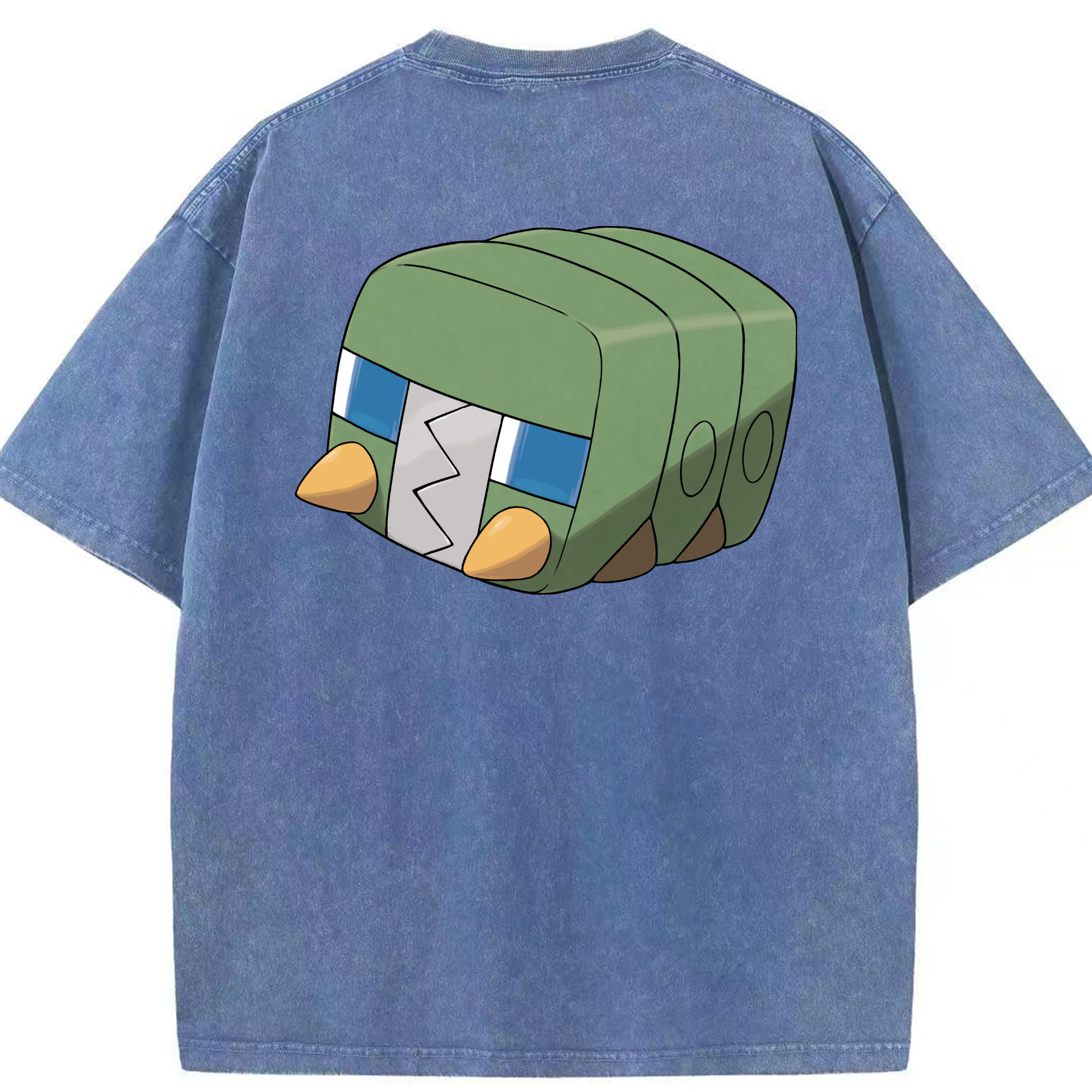 （画像用） ポケットモンスター Pokémon 綿100% ヴィンテージ風 半袖Tシャツ（背面プリント）