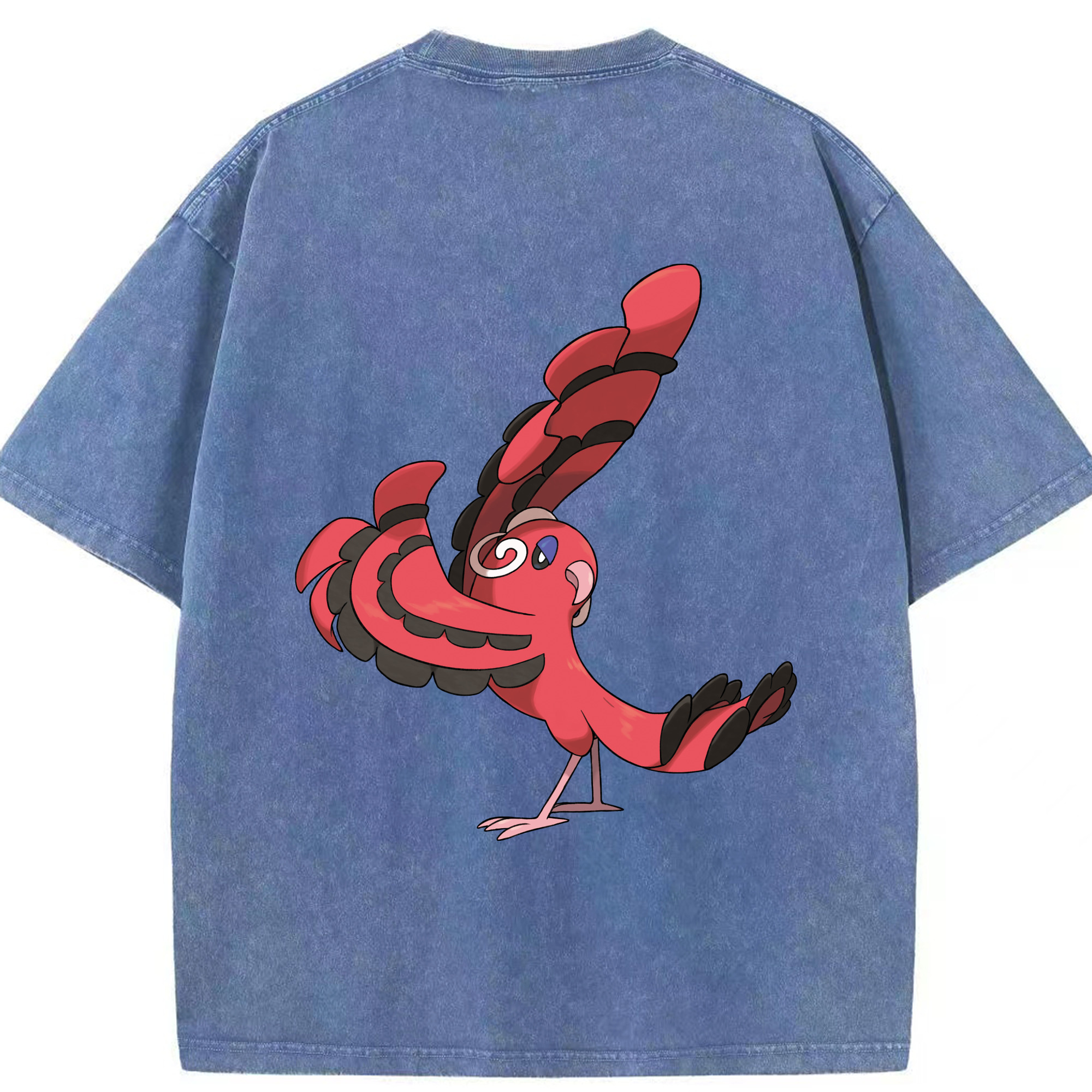 （画像用） ポケットモンスター Pokémon 綿100% ヴィンテージ風 半袖Tシャツ（背面プリント）