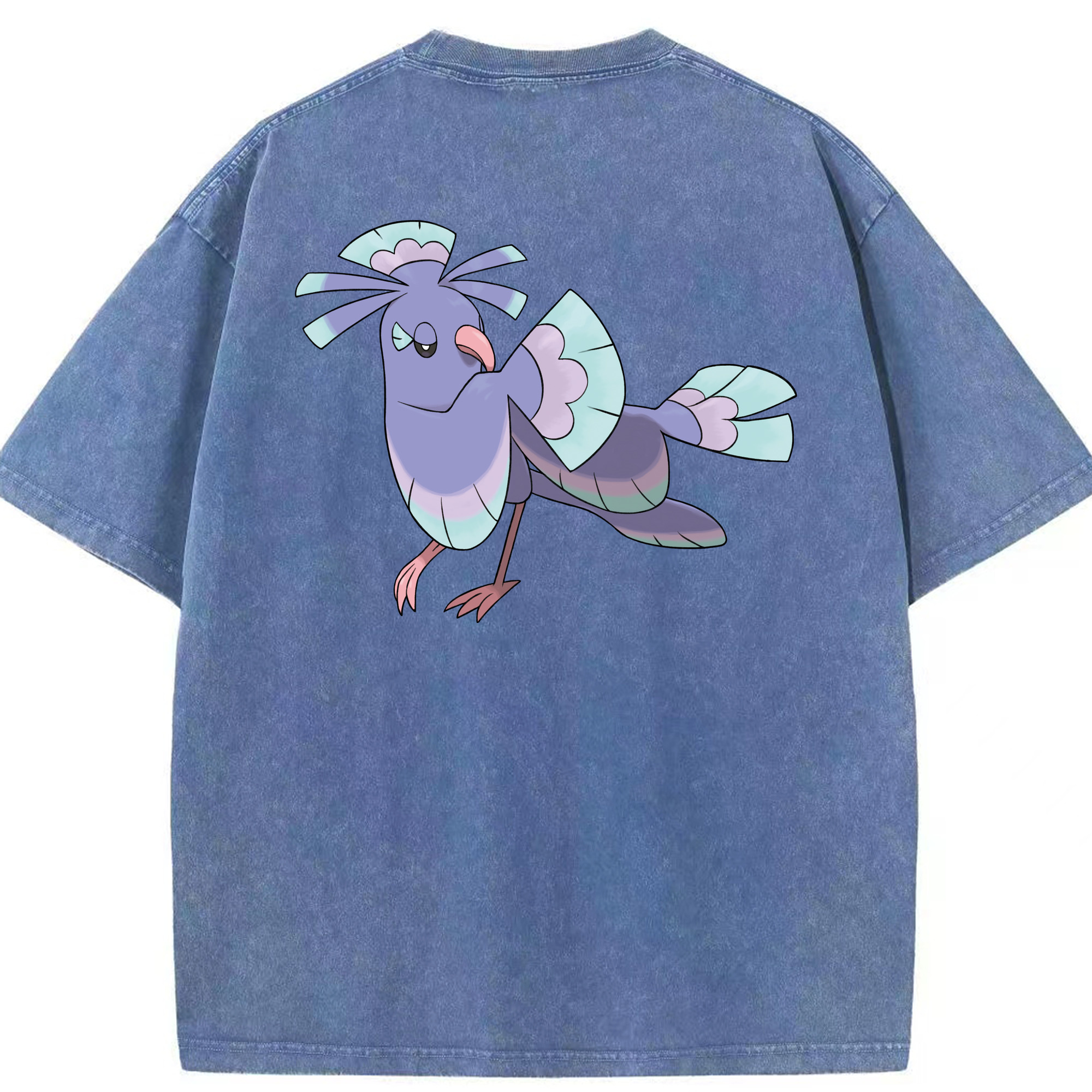 （画像用） ポケットモンスター Pokémon 綿100% ヴィンテージ風 半袖Tシャツ（背面プリント）