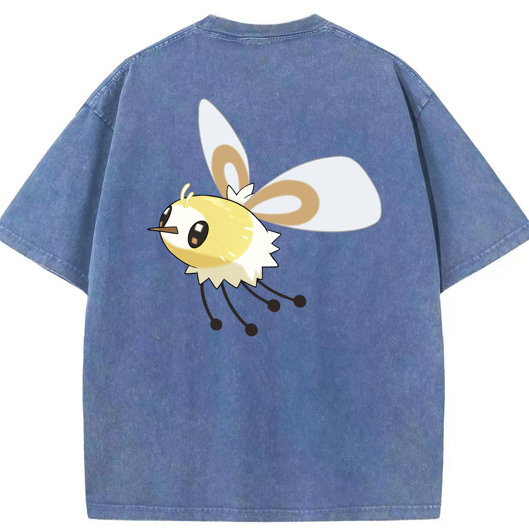 （画像用） ポケットモンスター Pokémon 綿100% ヴィンテージ風 半袖Tシャツ（背面プリント）