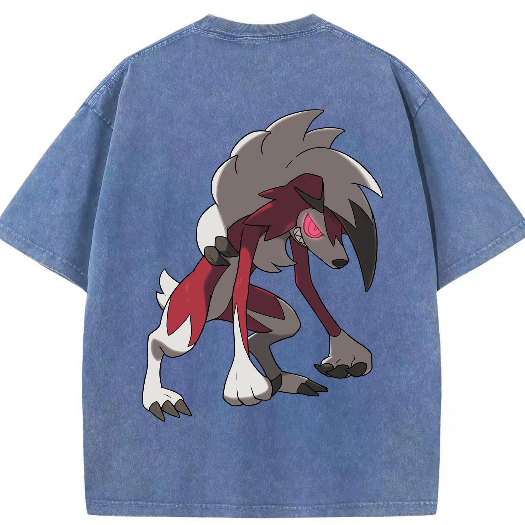 （画像用） ポケットモンスター Pokémon 綿100% ヴィンテージ風 半袖Tシャツ（背面プリント）