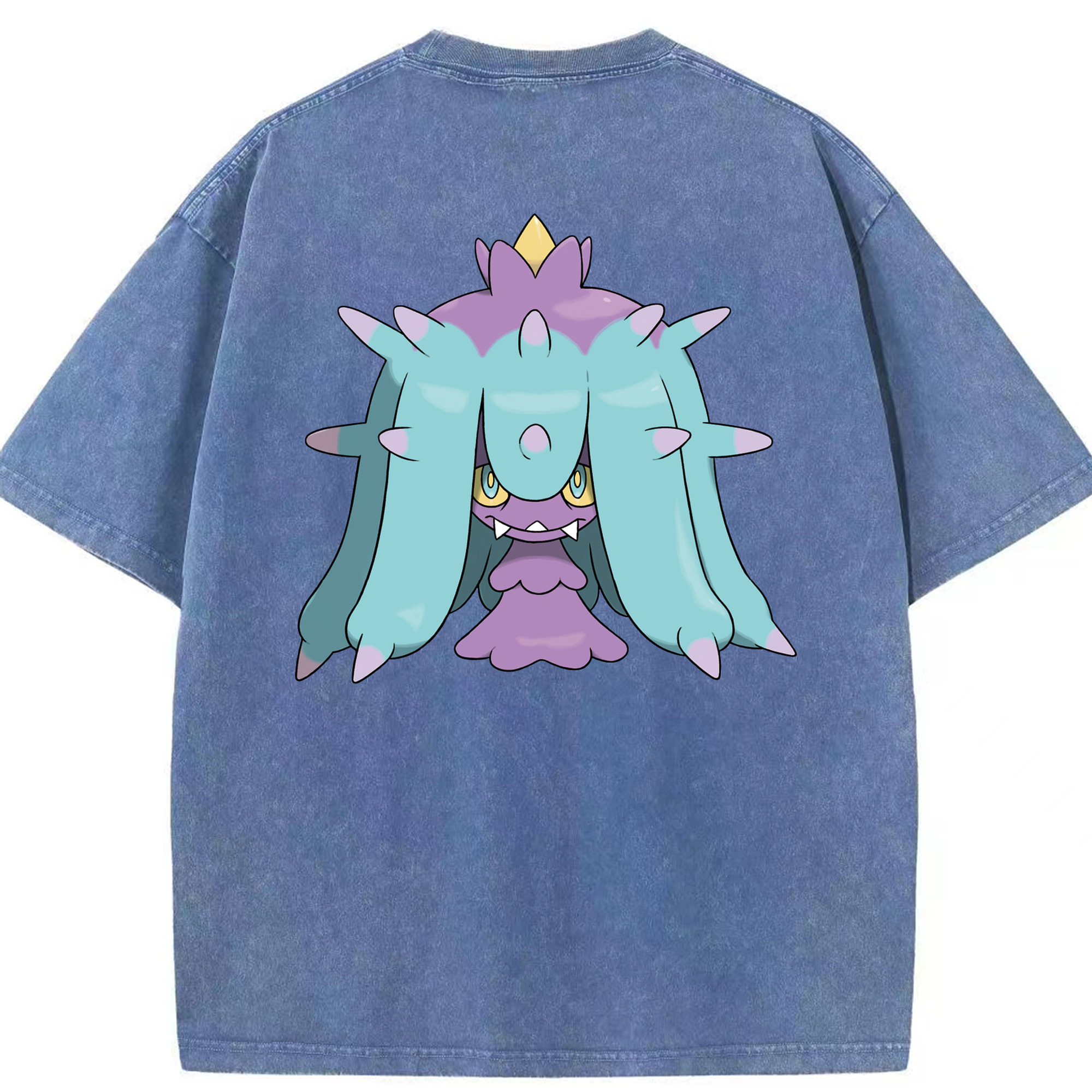 （画像用） ポケットモンスター Pokémon 綿100% ヴィンテージ風 半袖Tシャツ（背面プリント）