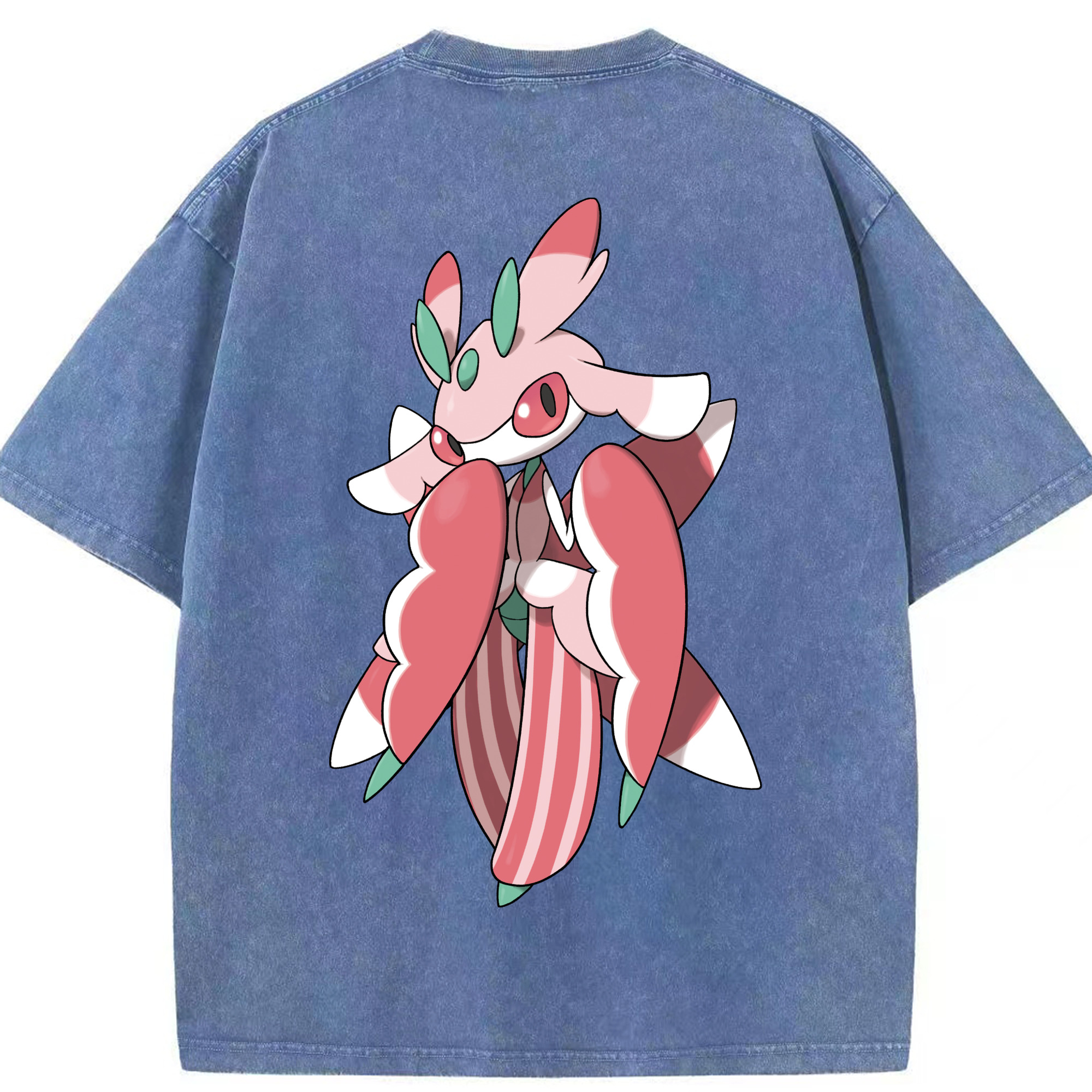 （画像用） ポケットモンスター Pokémon 綿100% ヴィンテージ風 半袖Tシャツ（背面プリント）