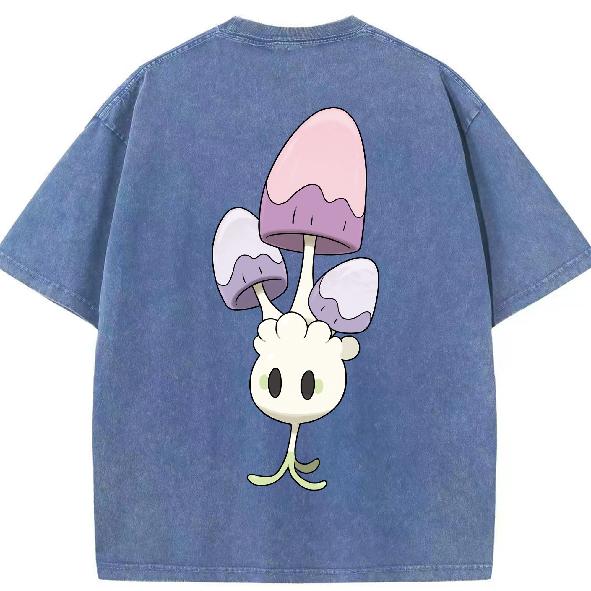 （画像用） ポケットモンスター Pokémon 綿100% ヴィンテージ風 半袖Tシャツ（背面プリント）