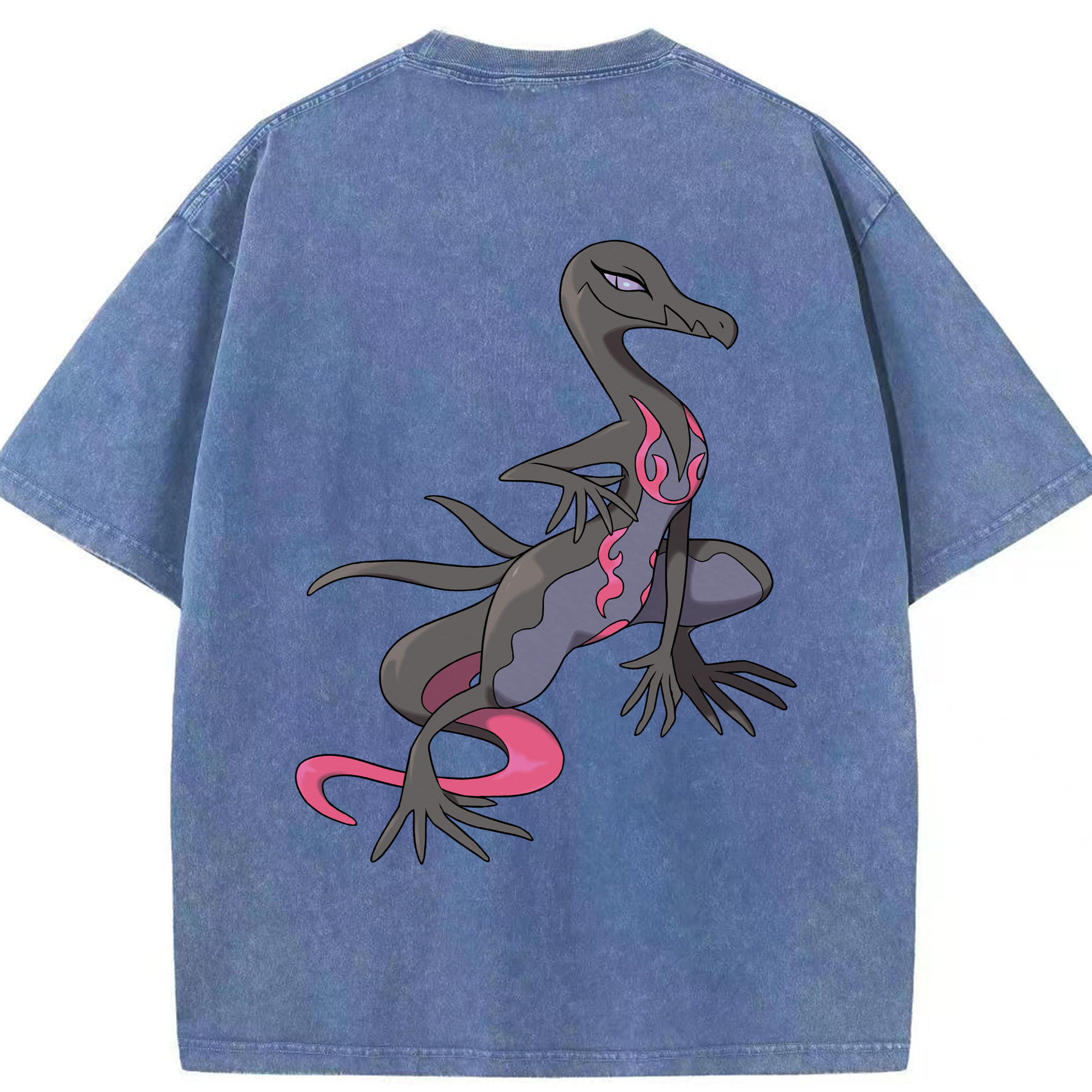 （画像用） ポケットモンスター Pokémon 綿100% ヴィンテージ風 半袖Tシャツ（背面プリント）