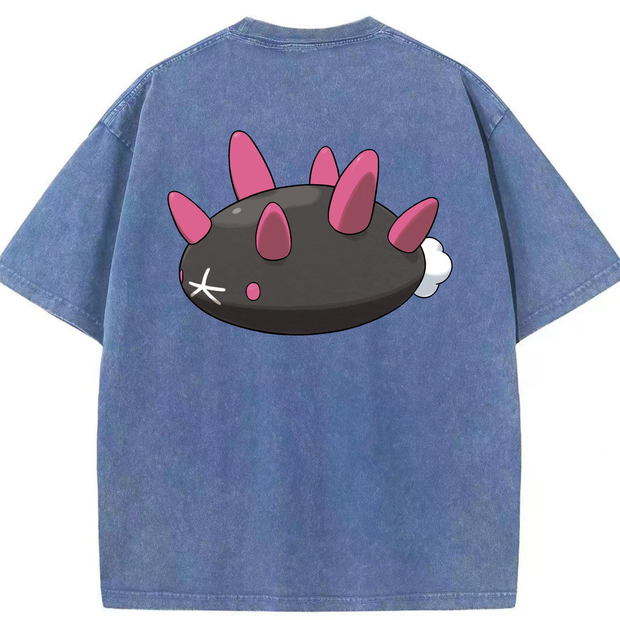 （画像用） ポケットモンスター Pokémon 綿100% ヴィンテージ風 半袖Tシャツ（背面プリント）