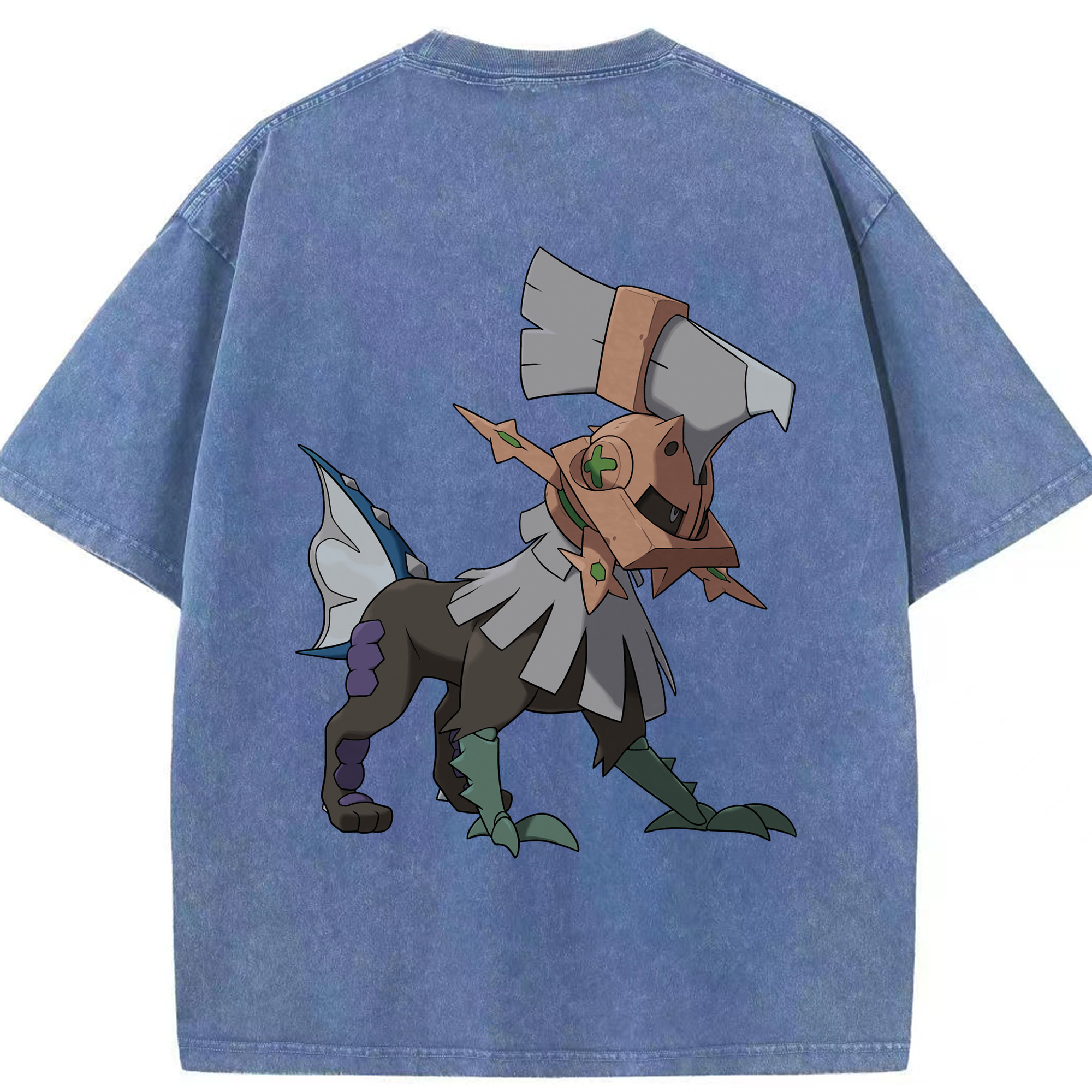 （画像用） ポケットモンスター Pokémon 綿100% ヴィンテージ風 半袖Tシャツ（背面プリント）