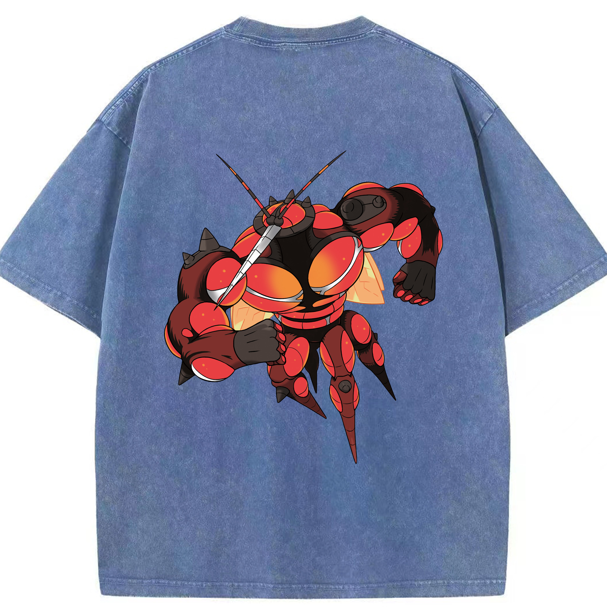 （画像用） ポケットモンスター Pokémon 綿100% ヴィンテージ風 半袖Tシャツ（背面プリント）