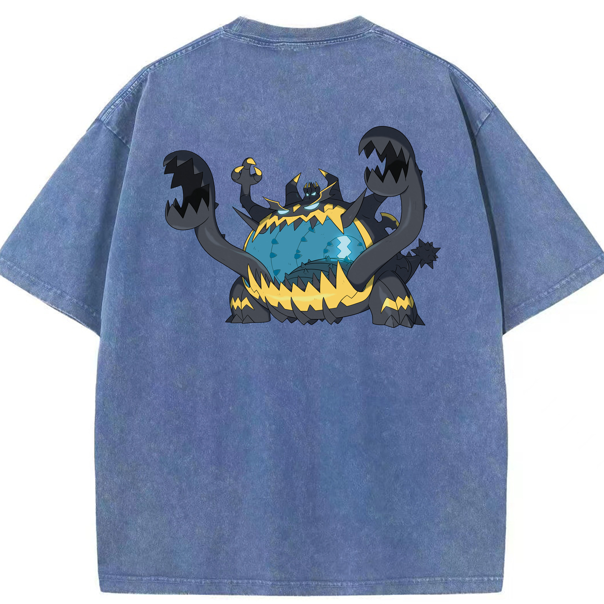 （画像用） ポケットモンスター Pokémon 綿100% ヴィンテージ風 半袖Tシャツ（背面プリント）