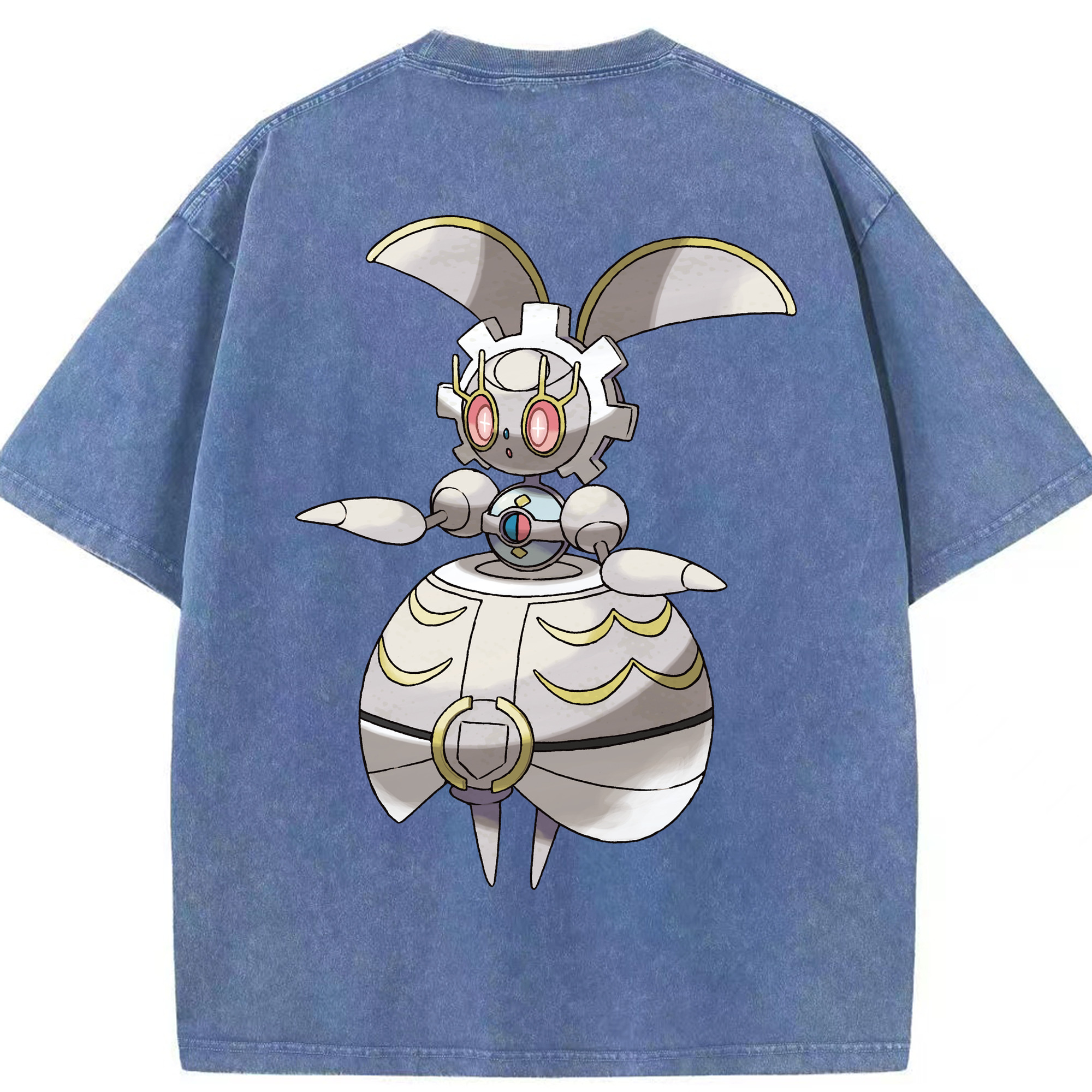 （画像用） ポケットモンスター Pokémon 綿100% ヴィンテージ風 半袖Tシャツ（背面プリント）