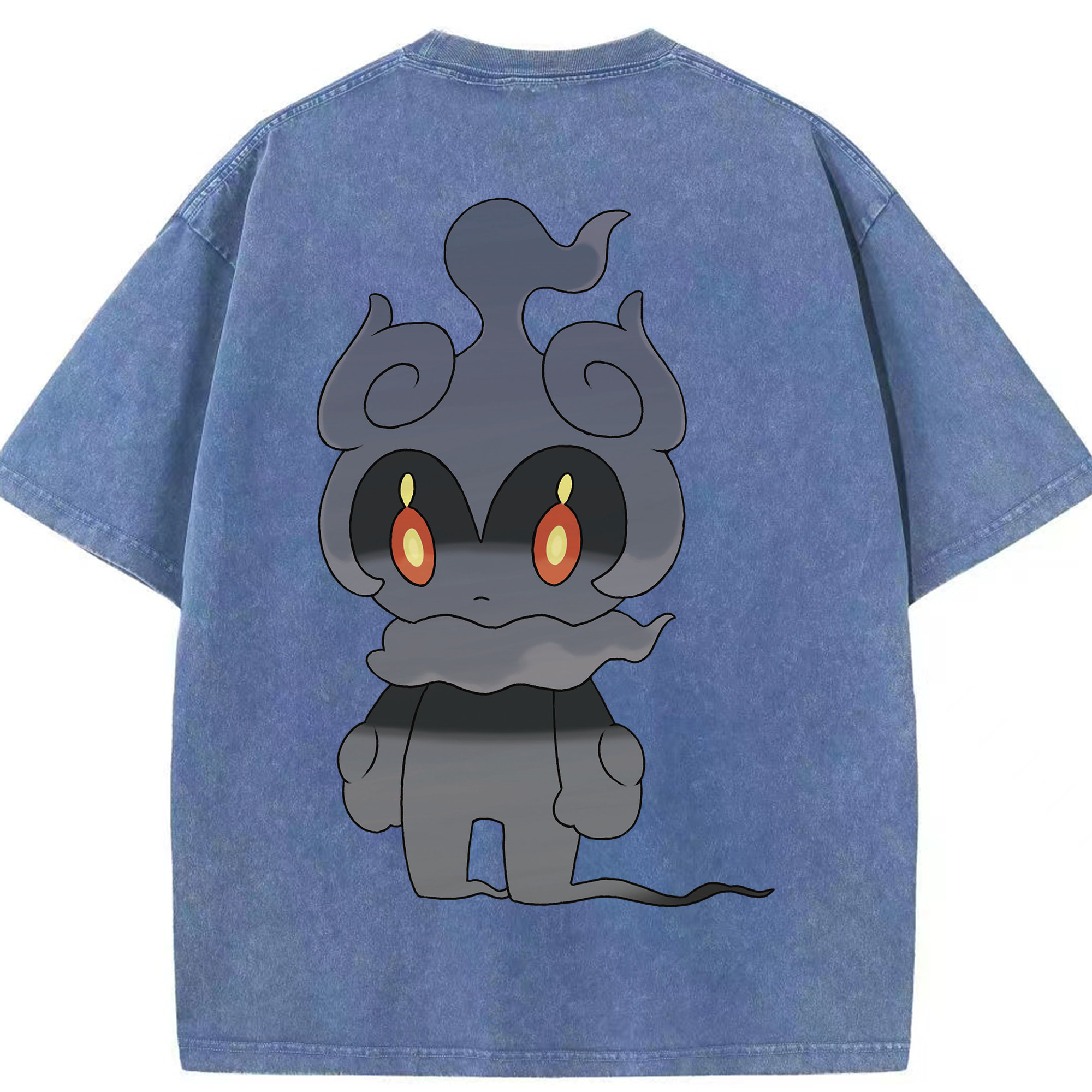 （画像用） ポケットモンスター Pokémon 綿100% ヴィンテージ風 半袖Tシャツ（背面プリント）