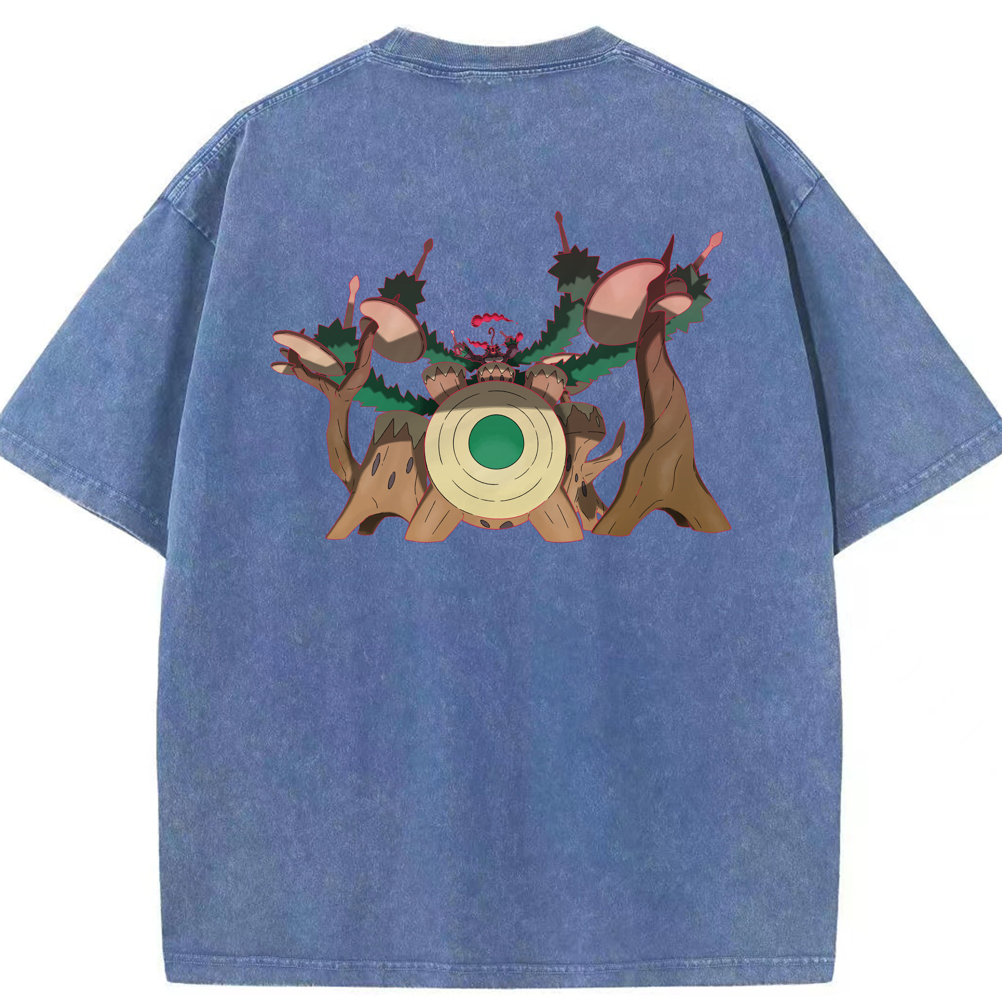 （画像用） ポケットモンスター Pokémon 綿100% ヴィンテージ風 半袖Tシャツ（背面プリント）