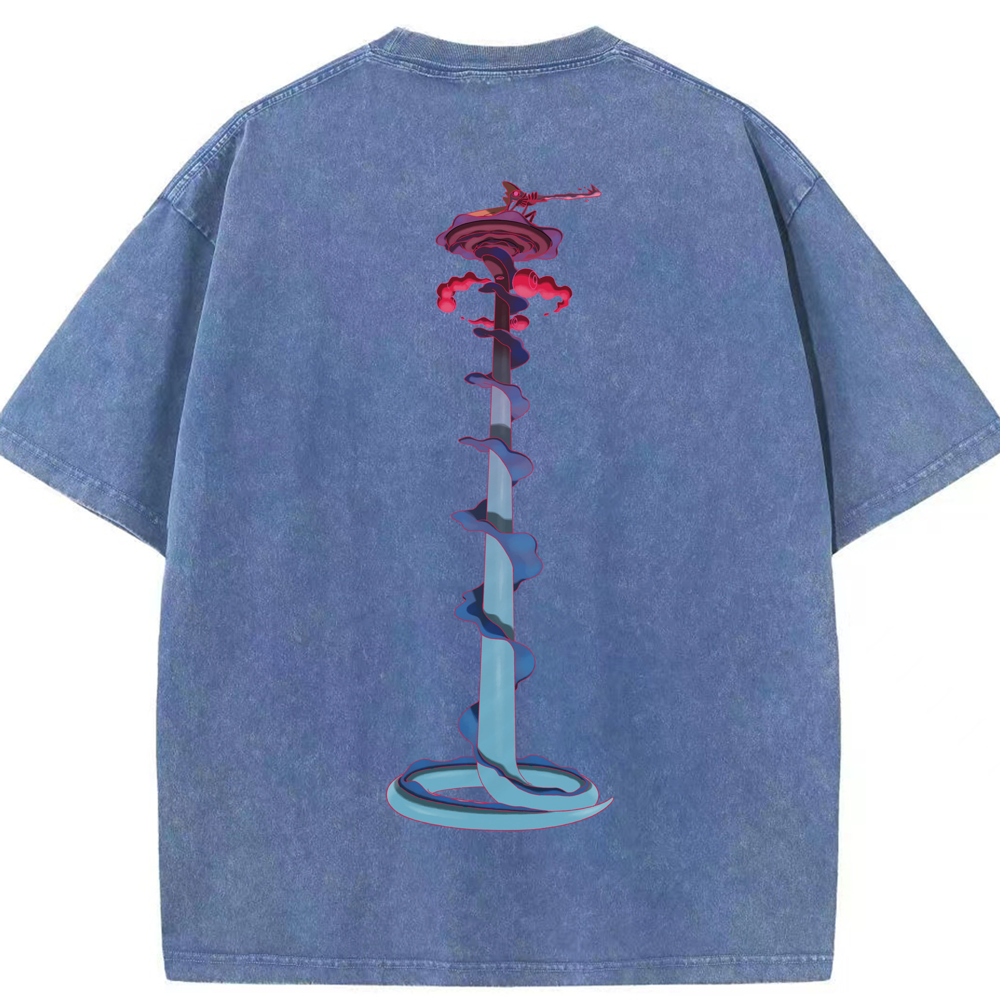 （画像用） ポケットモンスター Pokémon 綿100% ヴィンテージ風 半袖Tシャツ（背面プリント）