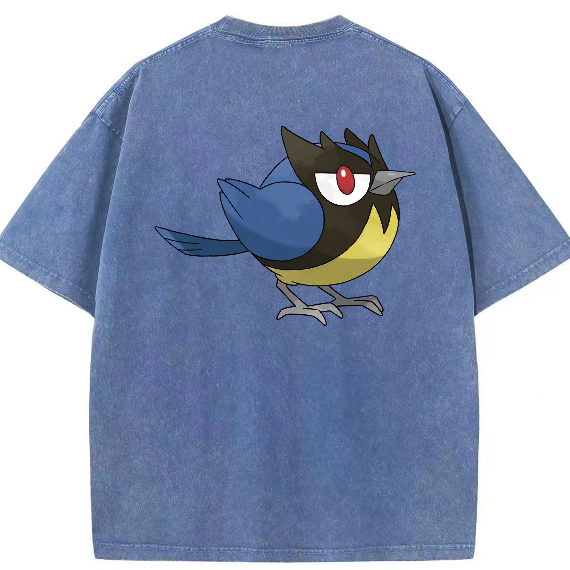 （画像用） ポケットモンスター Pokémon 綿100% ヴィンテージ風 半袖Tシャツ（背面プリント）