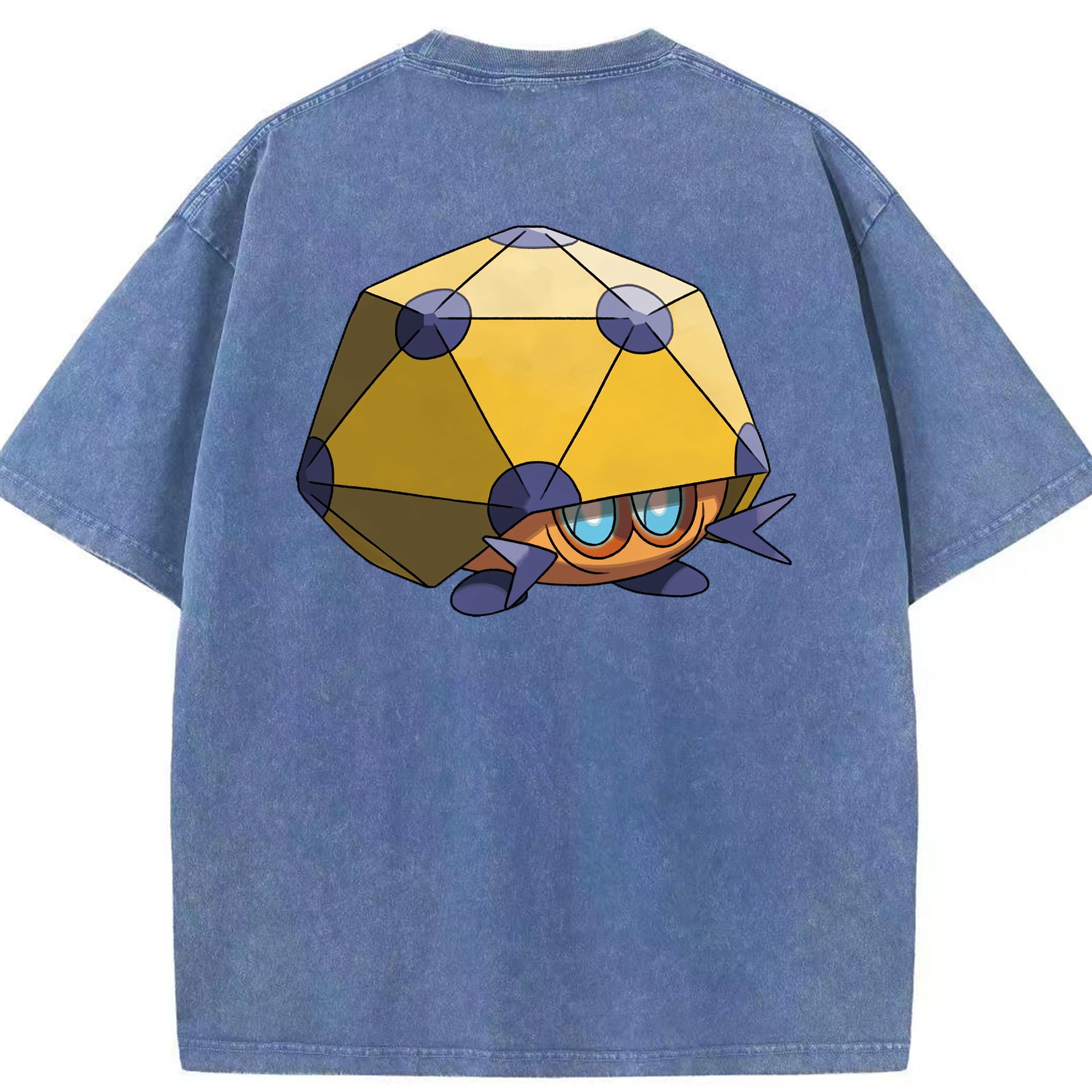 （画像用） ポケットモンスター Pokémon 綿100% ヴィンテージ風 半袖Tシャツ（背面プリント）