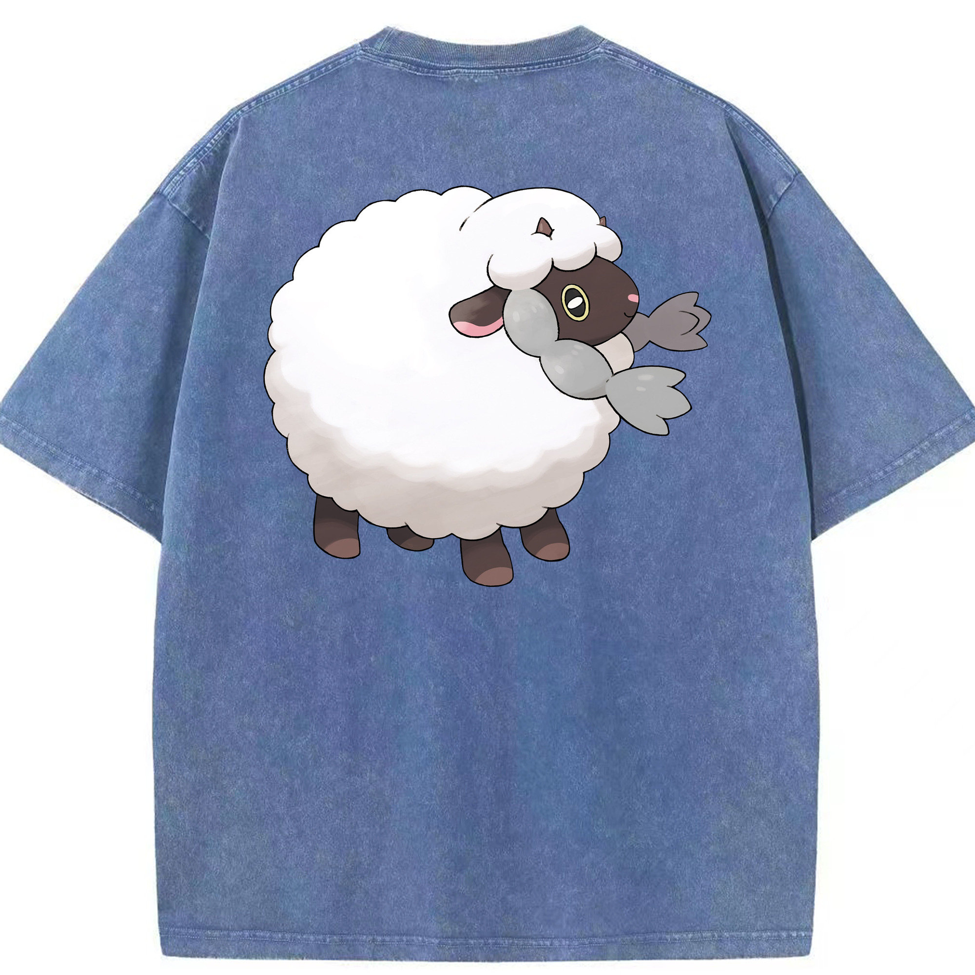 （画像用） ポケットモンスター Pokémon 綿100% ヴィンテージ風 半袖Tシャツ（背面プリント）