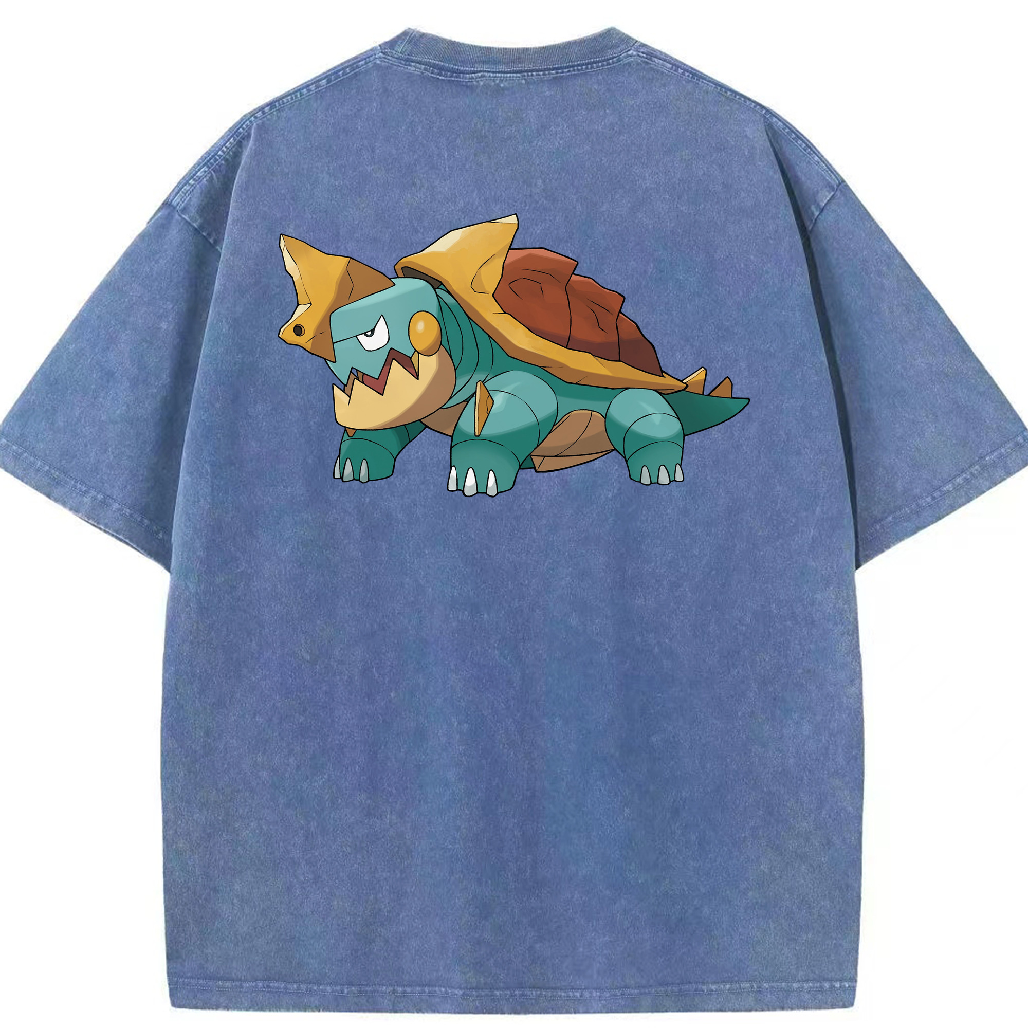 （画像用） ポケットモンスター Pokémon 綿100% ヴィンテージ風 半袖Tシャツ（背面プリント）