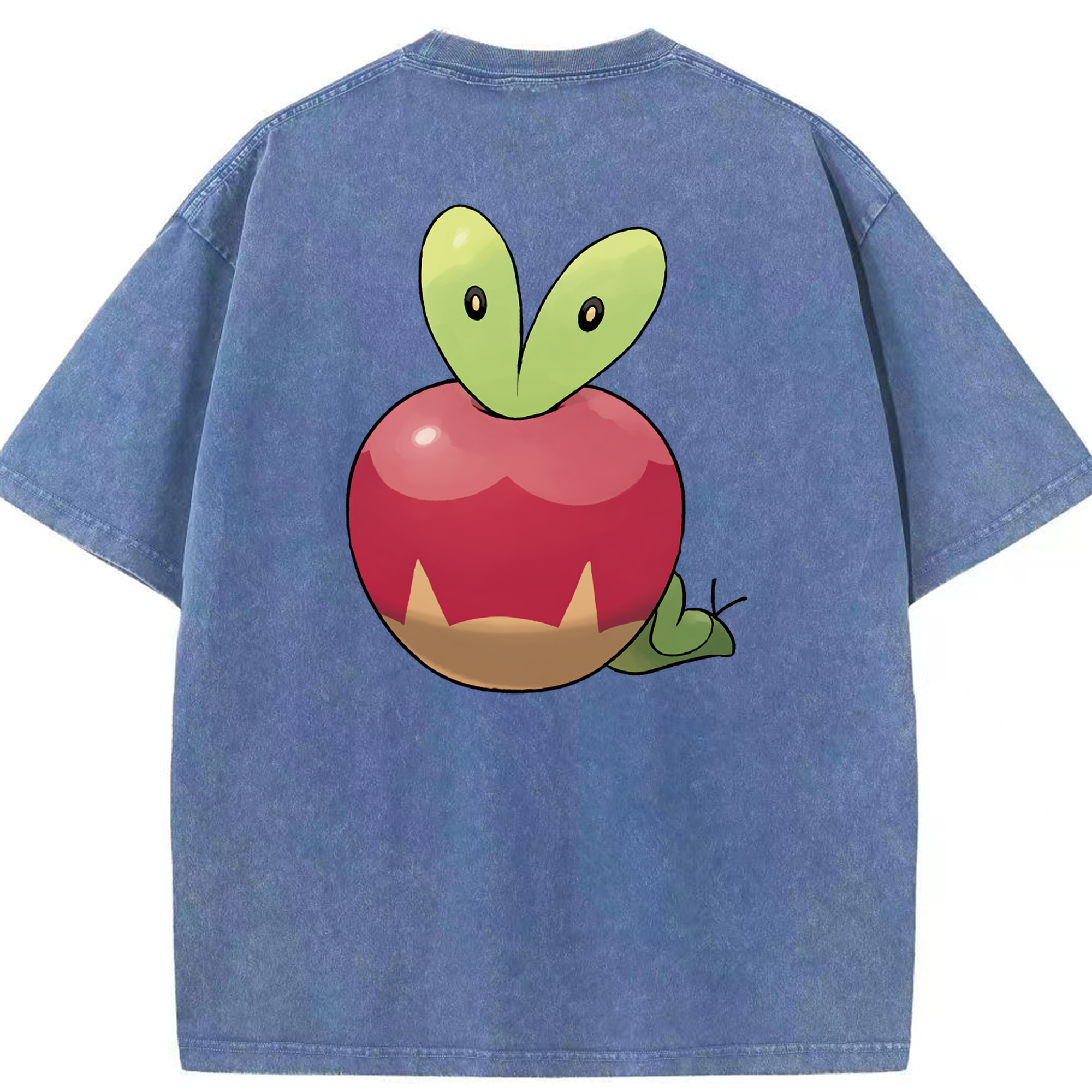 （画像用） ポケットモンスター Pokémon 綿100% ヴィンテージ風 半袖Tシャツ（背面プリント）