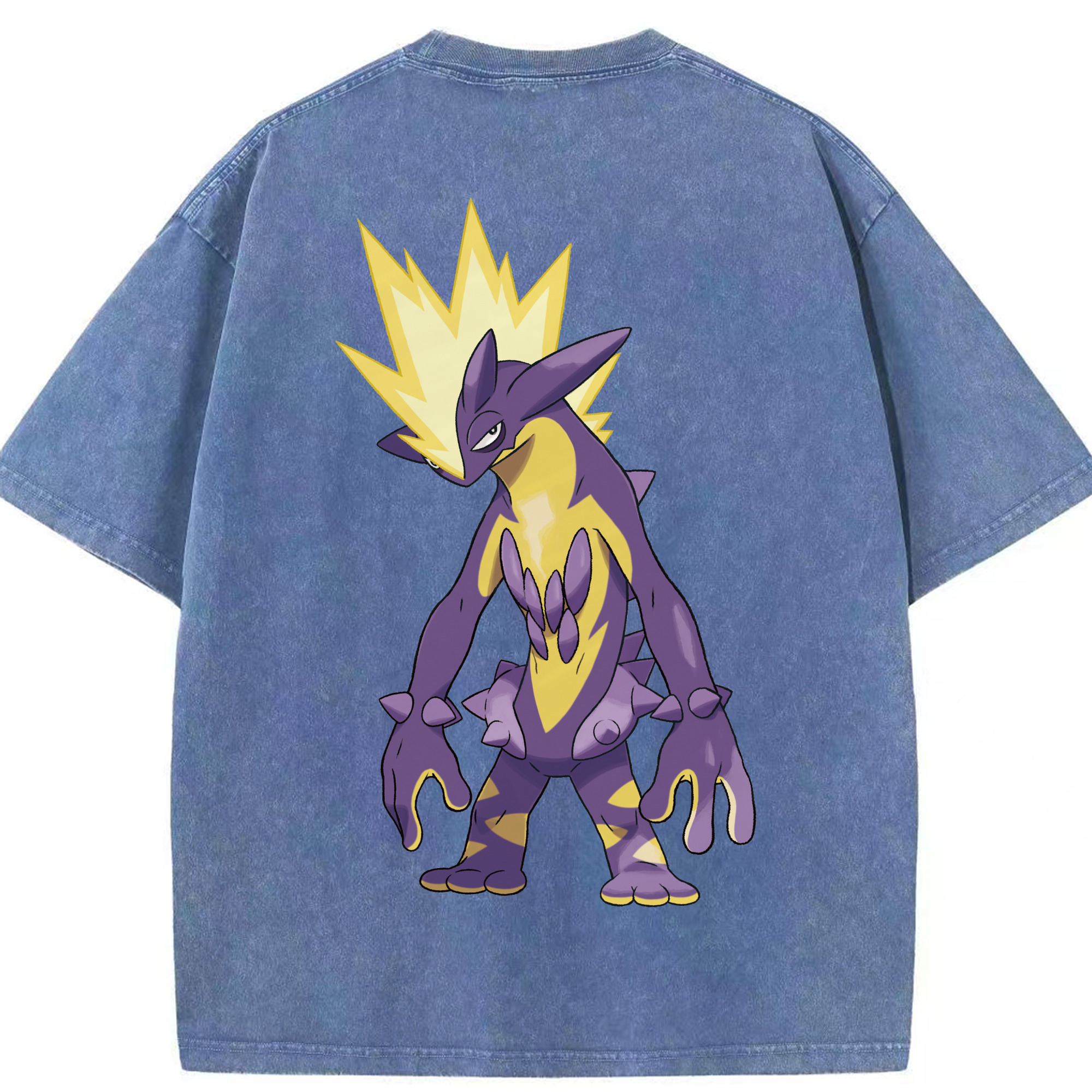 （画像用） ポケットモンスター Pokémon 綿100% ヴィンテージ風 半袖Tシャツ（背面プリント）