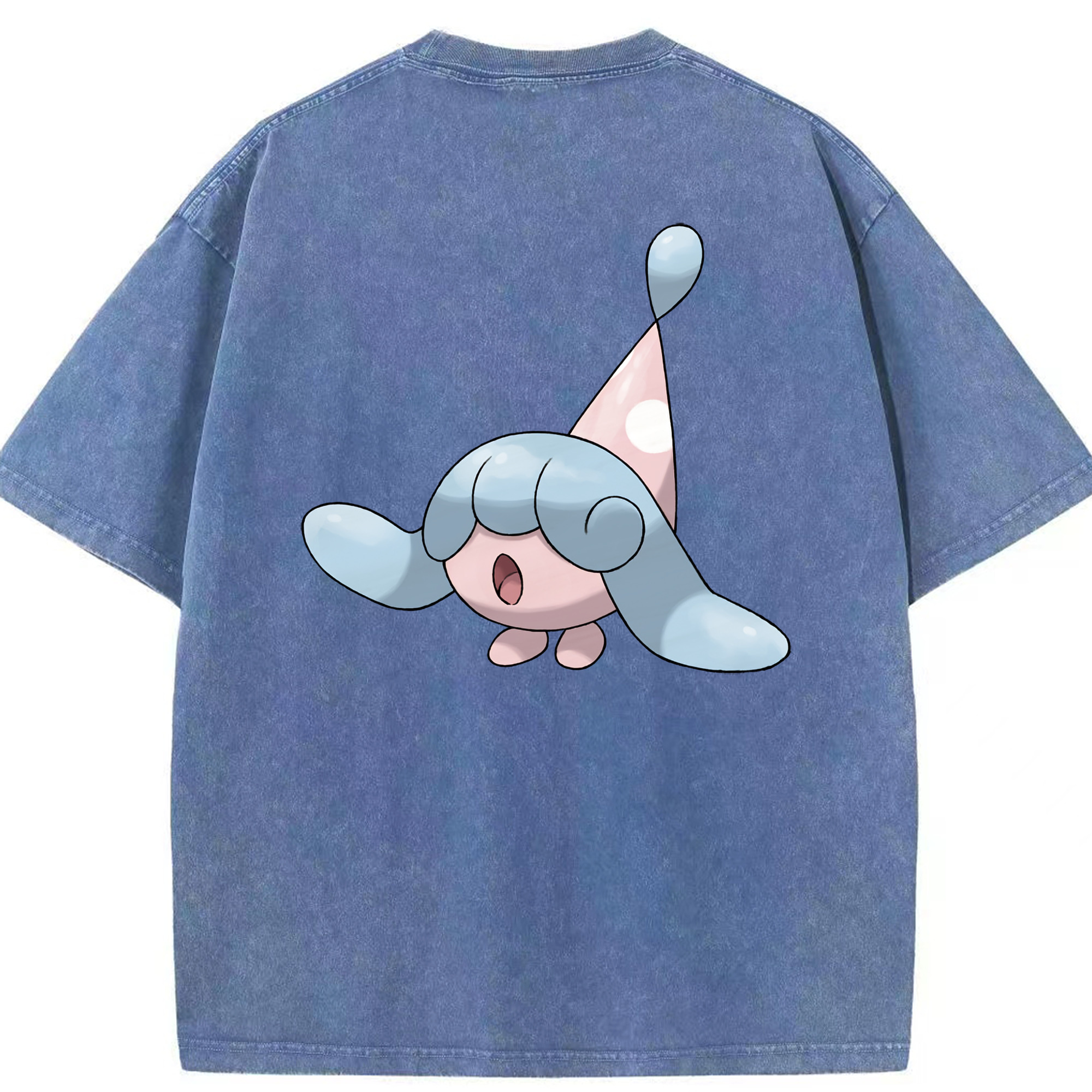 （画像用） ポケットモンスター Pokémon 綿100% ヴィンテージ風 半袖Tシャツ（背面プリント）