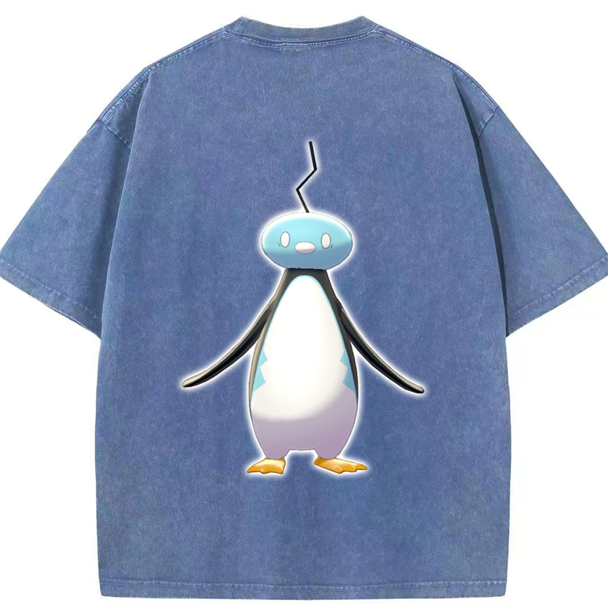 ポケットモンスター Pokémon 綿100% ヴィンテージ風 半袖Tシャツ（背面プリント）