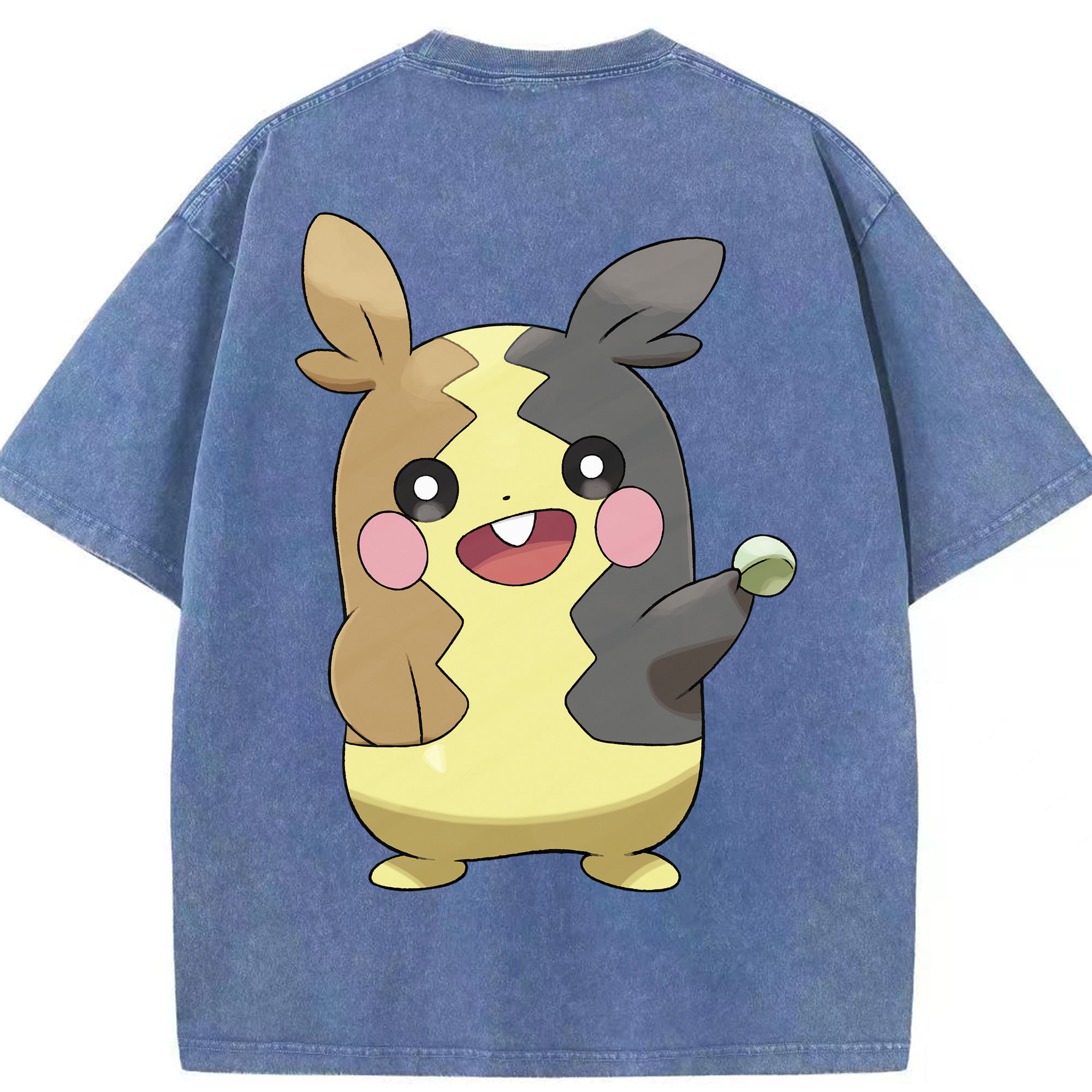 （画像用） ポケットモンスター Pokémon 綿100% ヴィンテージ風 半袖Tシャツ（背面プリント）