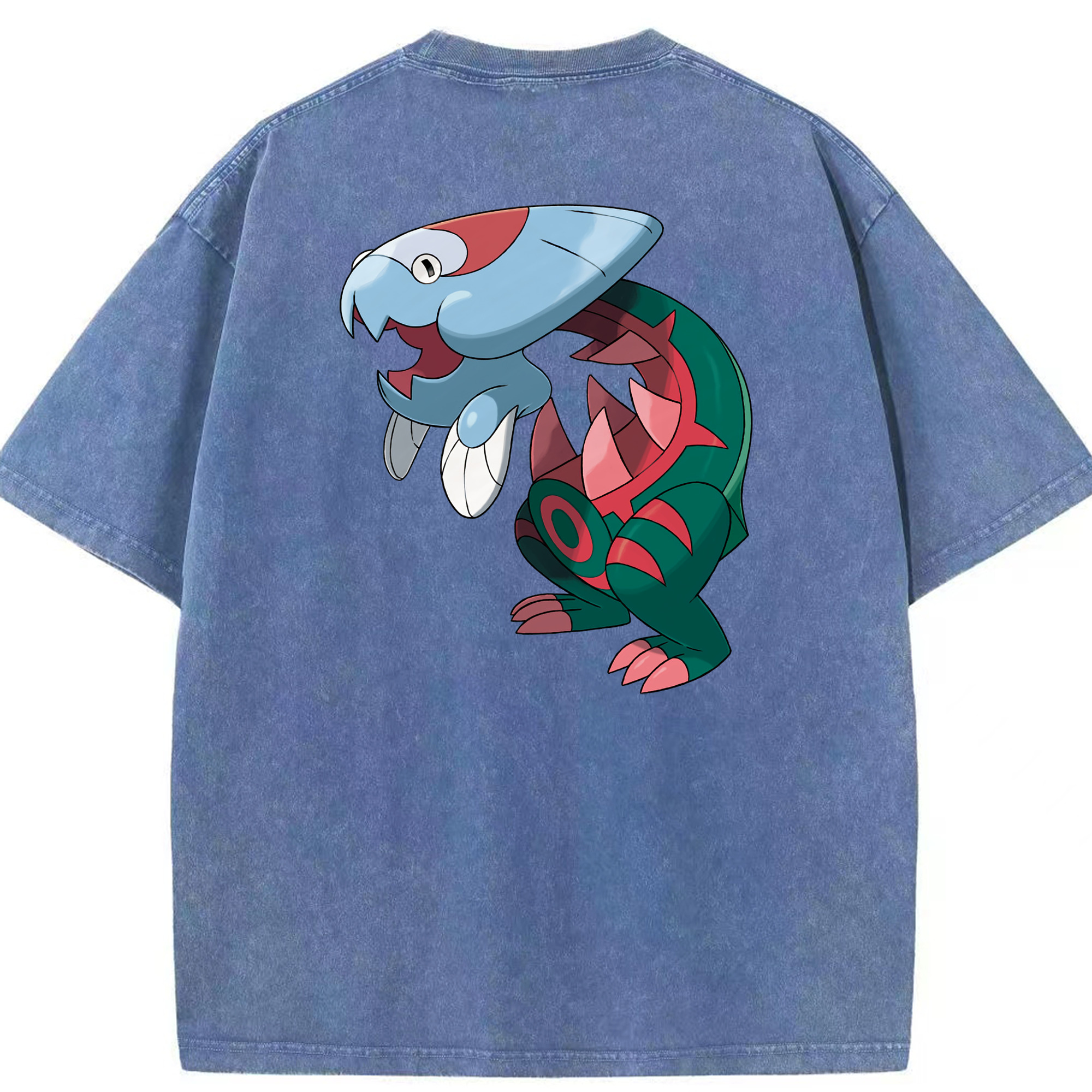 （画像用） ポケットモンスター Pokémon 綿100% ヴィンテージ風 半袖Tシャツ（背面プリント）
