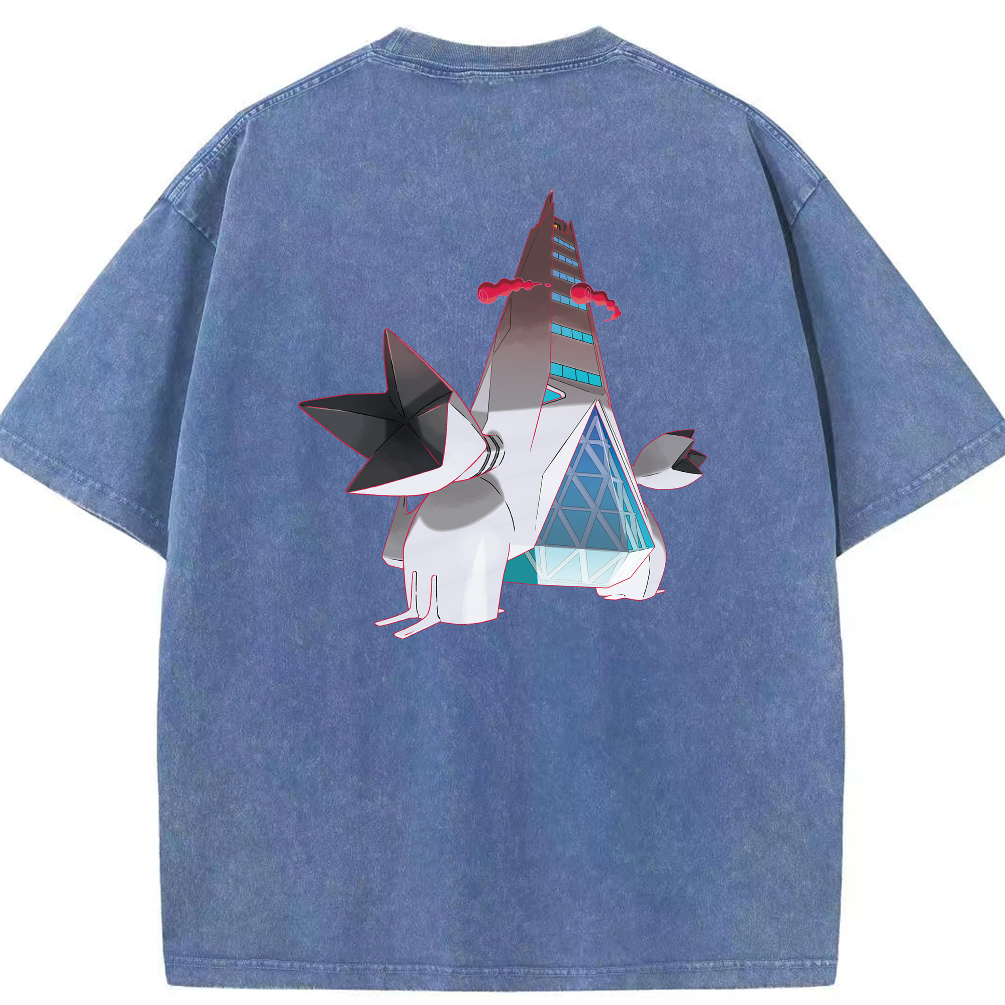 （画像用） ポケットモンスター Pokémon 綿100% ヴィンテージ風 半袖Tシャツ（背面プリント）