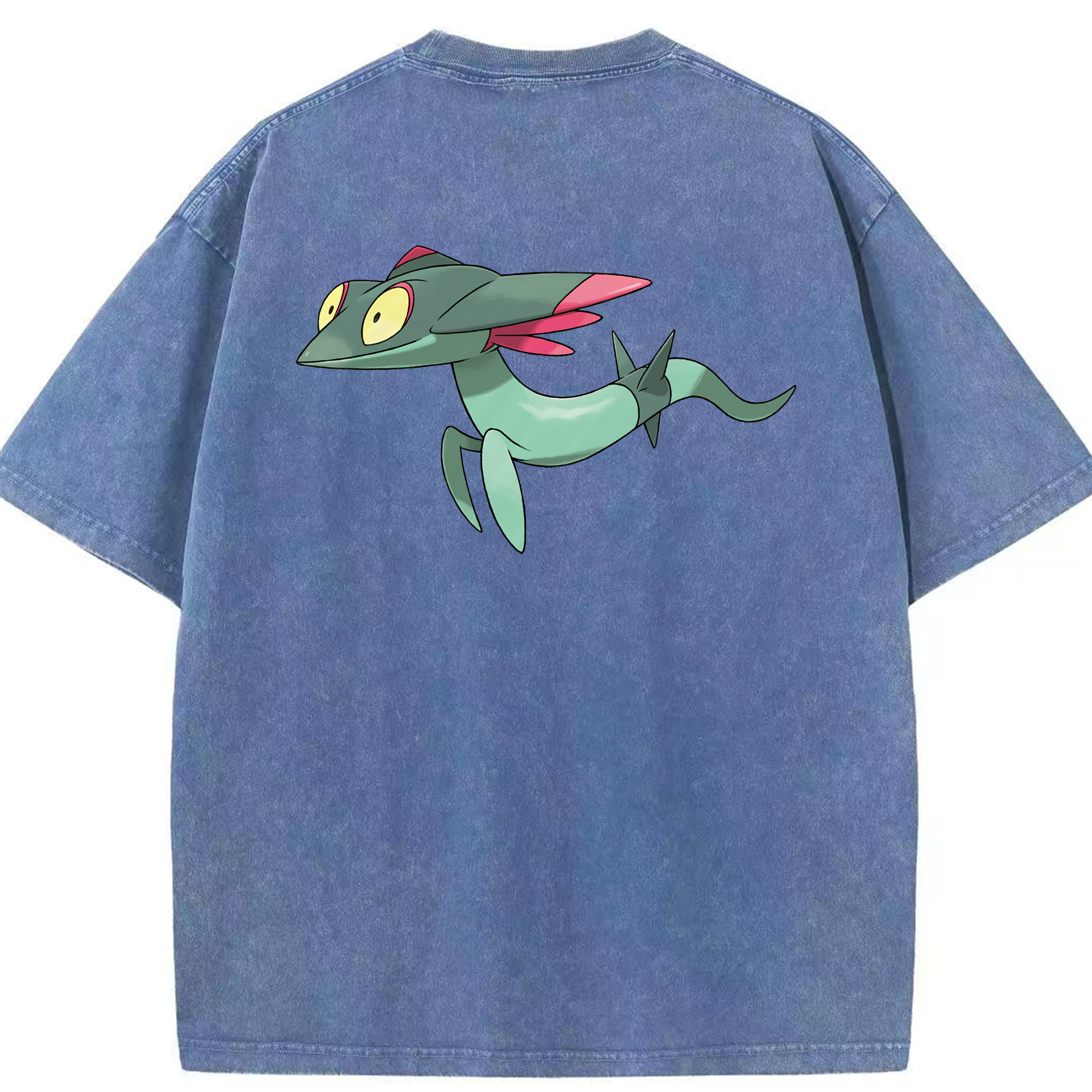 （画像用） ポケットモンスター Pokémon 綿100% ヴィンテージ風 半袖Tシャツ（背面プリント）