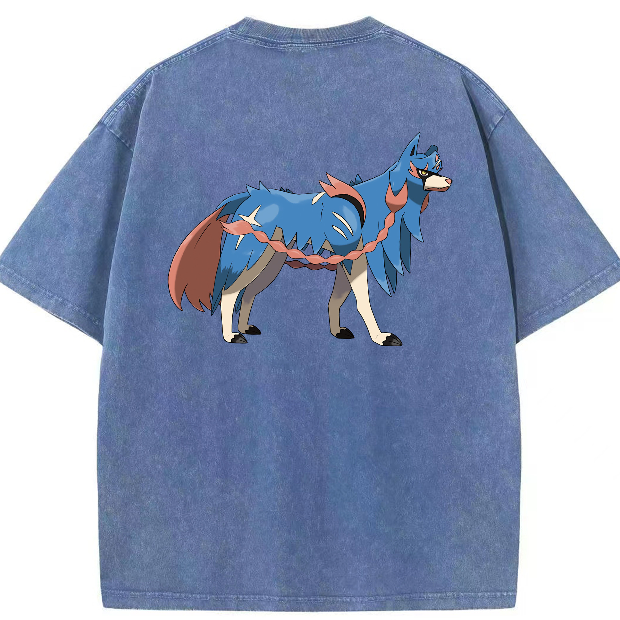 （画像用） ポケットモンスター Pokémon 綿100% ヴィンテージ風 半袖Tシャツ（背面プリント）