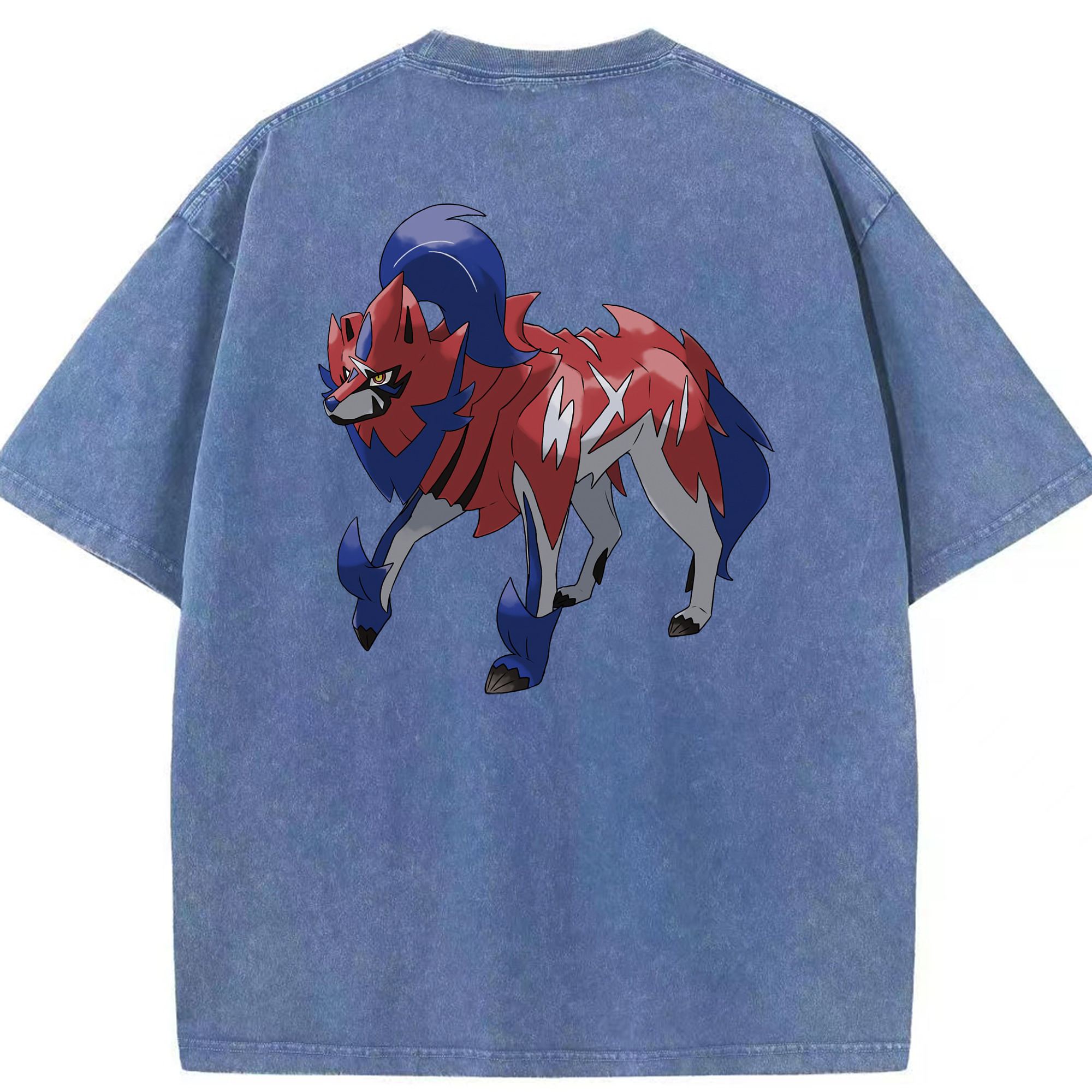 （画像用） ポケットモンスター Pokémon 綿100% ヴィンテージ風 半袖Tシャツ（背面プリント）