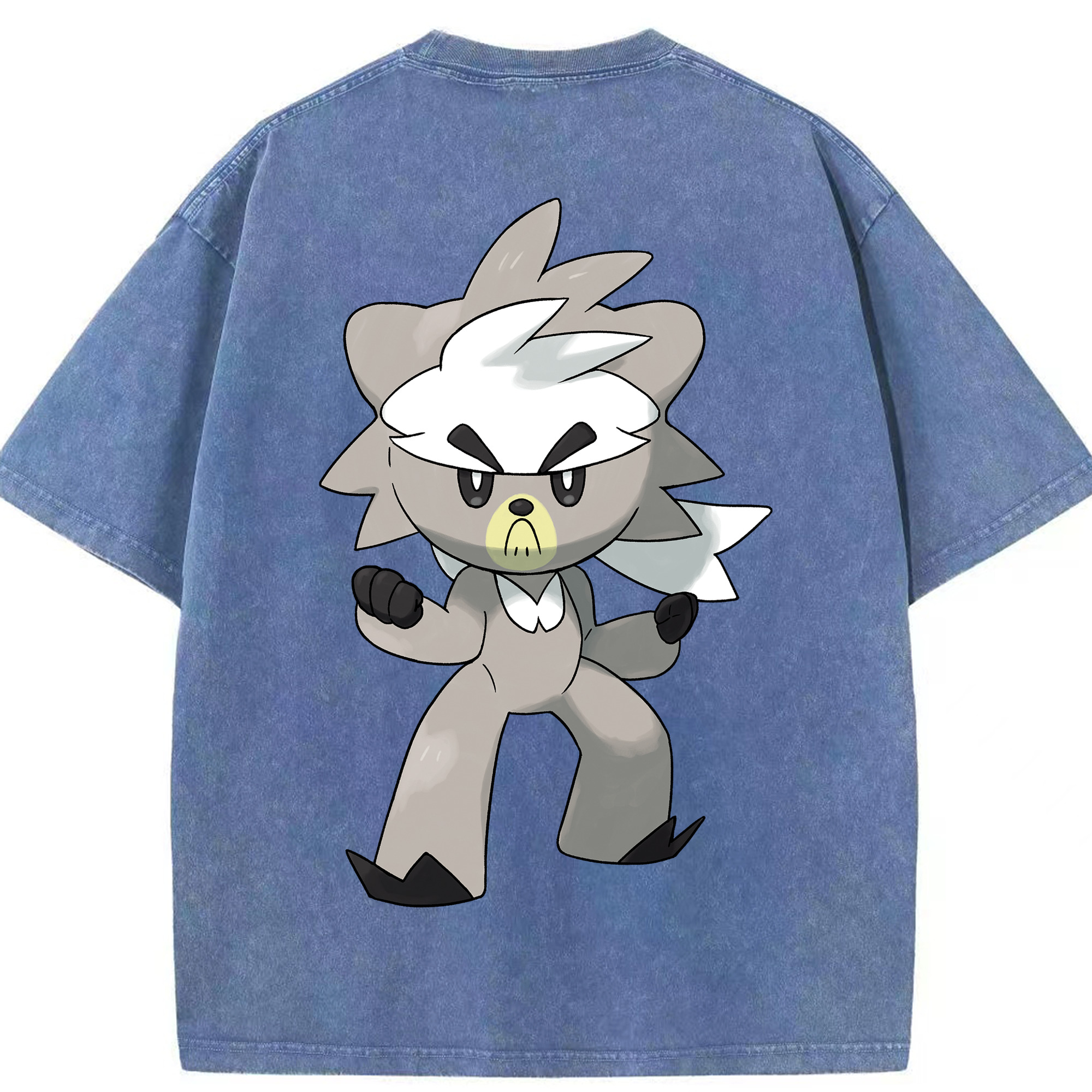 （画像用） ポケットモンスター Pokémon 綿100% ヴィンテージ風 半袖Tシャツ（背面プリント）
