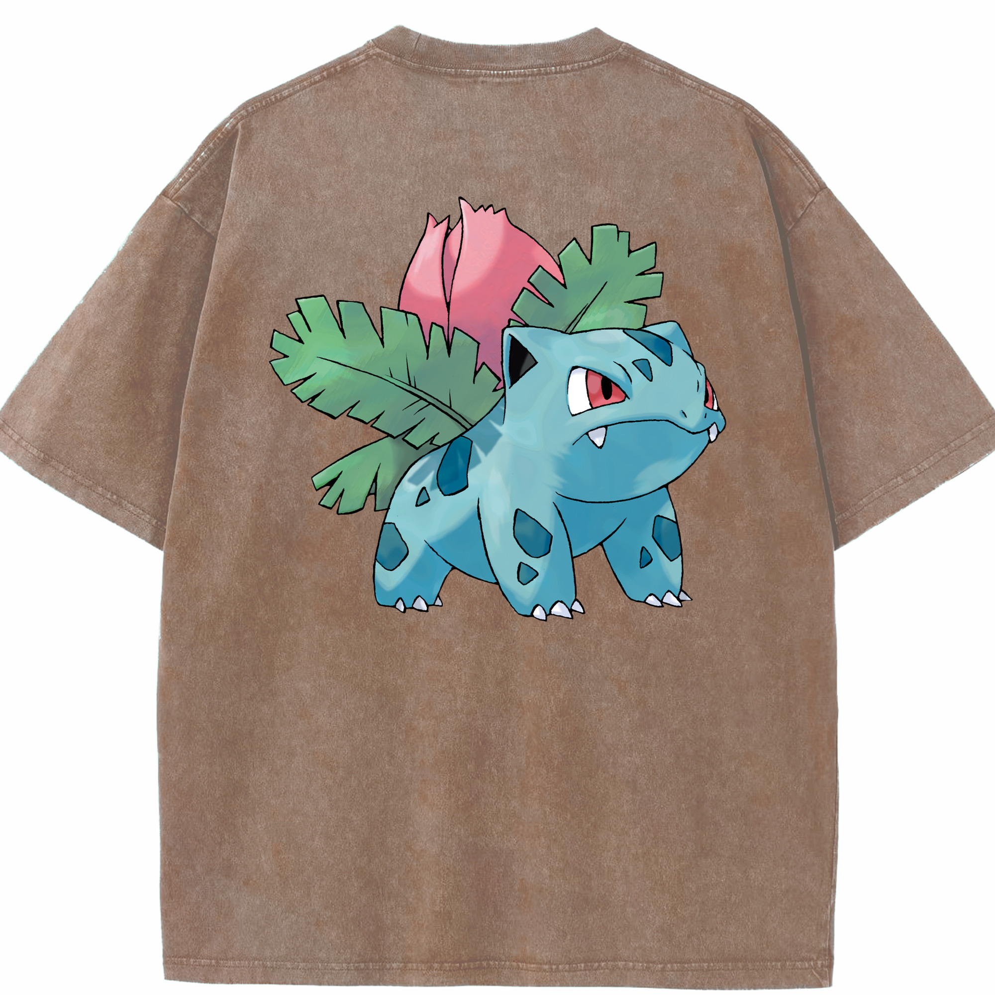（画像用） ポケットモンスター Pokémon 綿100% ヴィンテージ風 半袖Tシャツ（背面プリント）