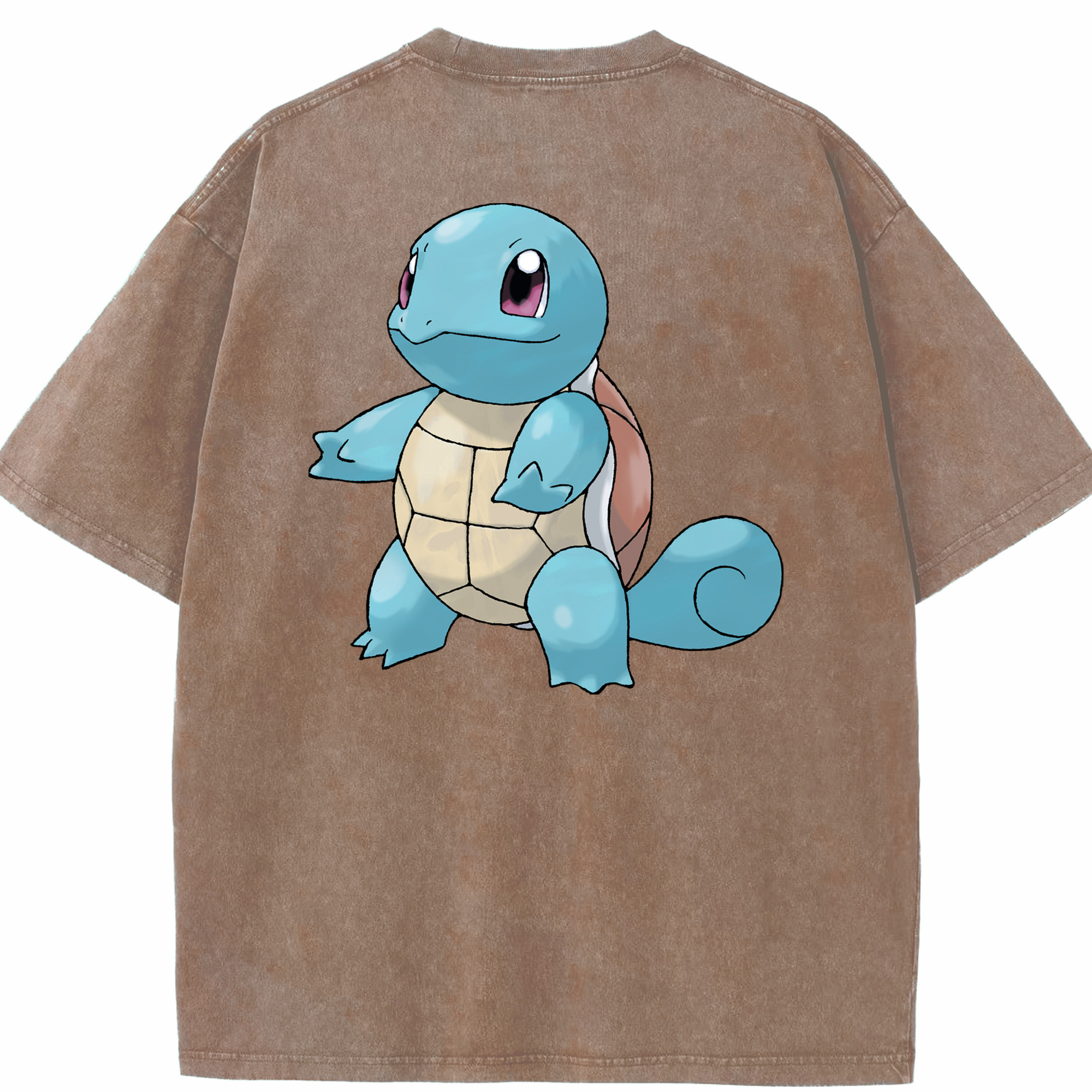 （画像用） ポケットモンスター Pokémon 綿100% ヴィンテージ風 半袖Tシャツ（背面プリント）