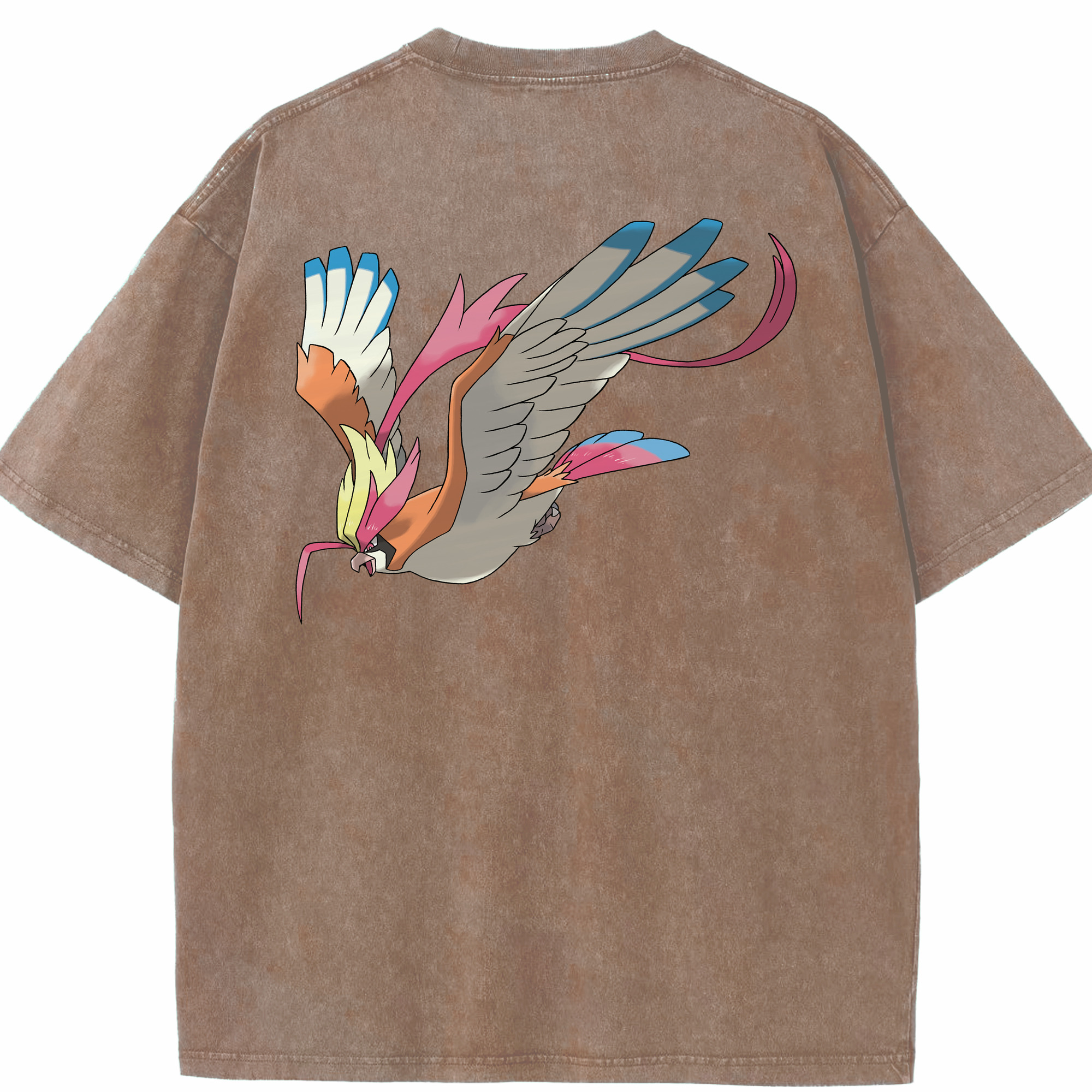 （画像用） ポケットモンスター Pokémon 綿100% ヴィンテージ風 半袖Tシャツ（背面プリント）