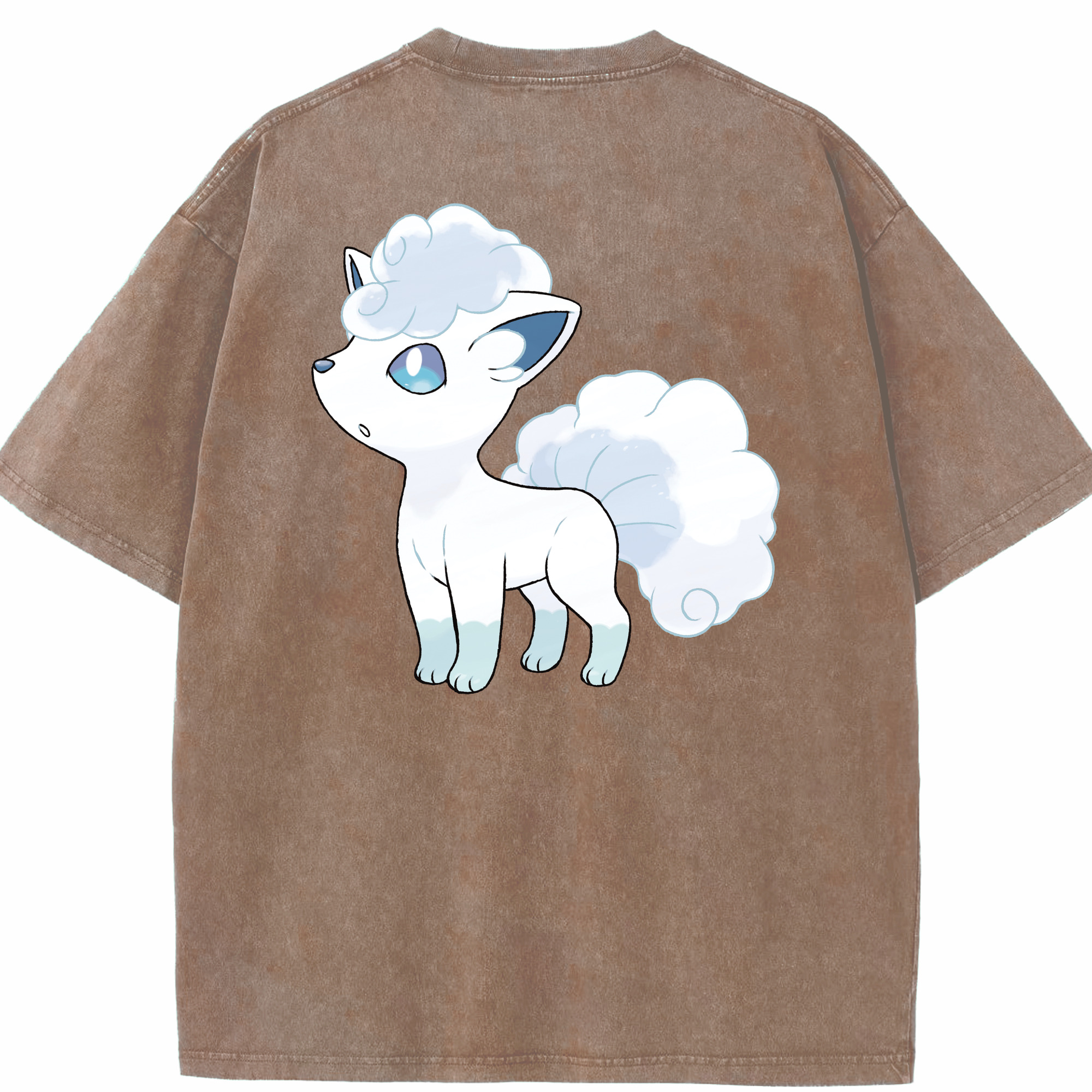（画像用） ポケットモンスター Pokémon 綿100% ヴィンテージ風 半袖Tシャツ（背面プリント）