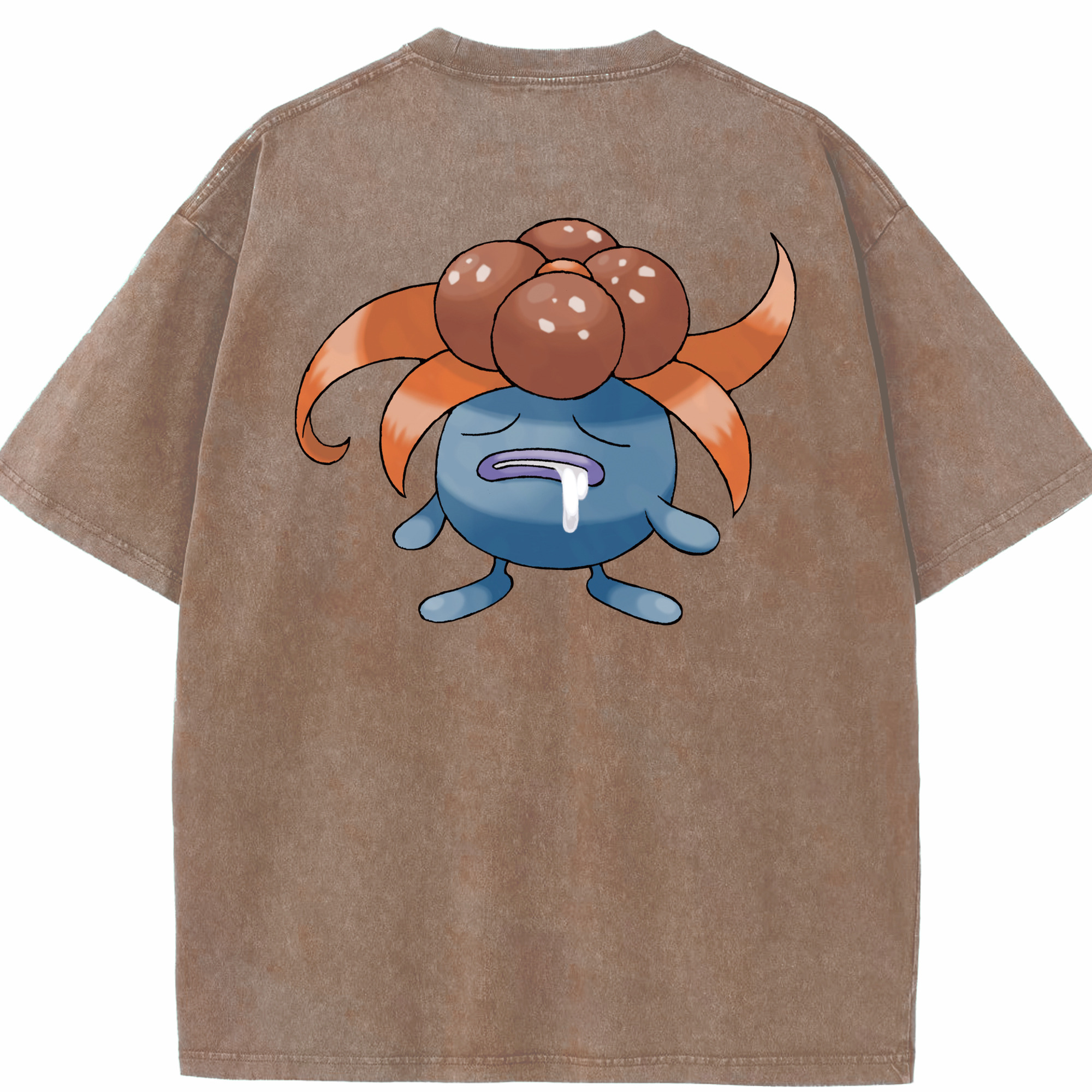 （画像用） ポケットモンスター Pokémon 綿100% ヴィンテージ風 半袖Tシャツ（背面プリント）