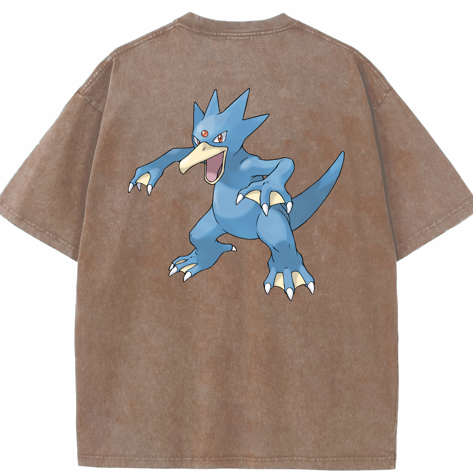 （画像用） ポケットモンスター Pokémon 綿100% ヴィンテージ風 半袖Tシャツ（背面プリント）