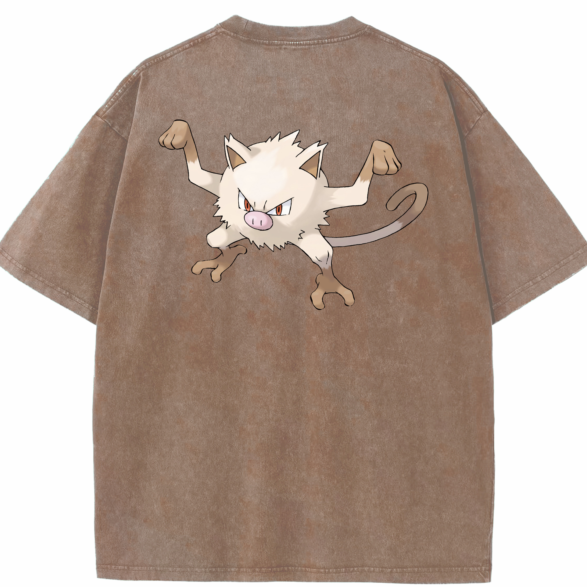 （画像用） ポケットモンスター Pokémon 綿100% ヴィンテージ風 半袖Tシャツ（背面プリント）