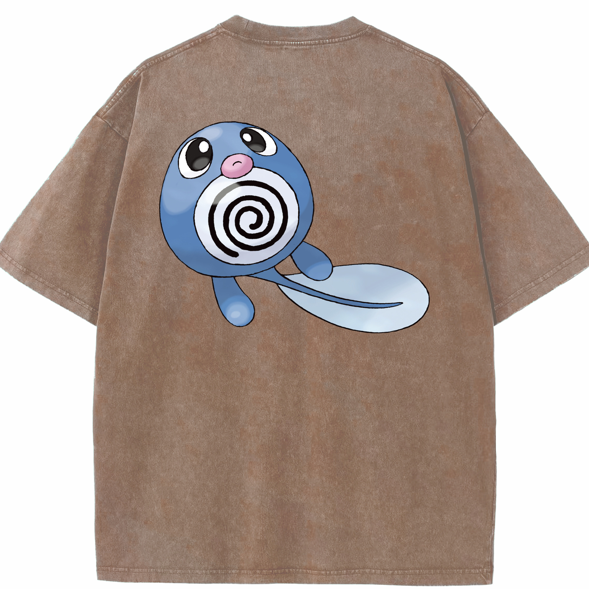 （画像用） ポケットモンスター Pokémon 綿100% ヴィンテージ風 半袖Tシャツ（背面プリント）