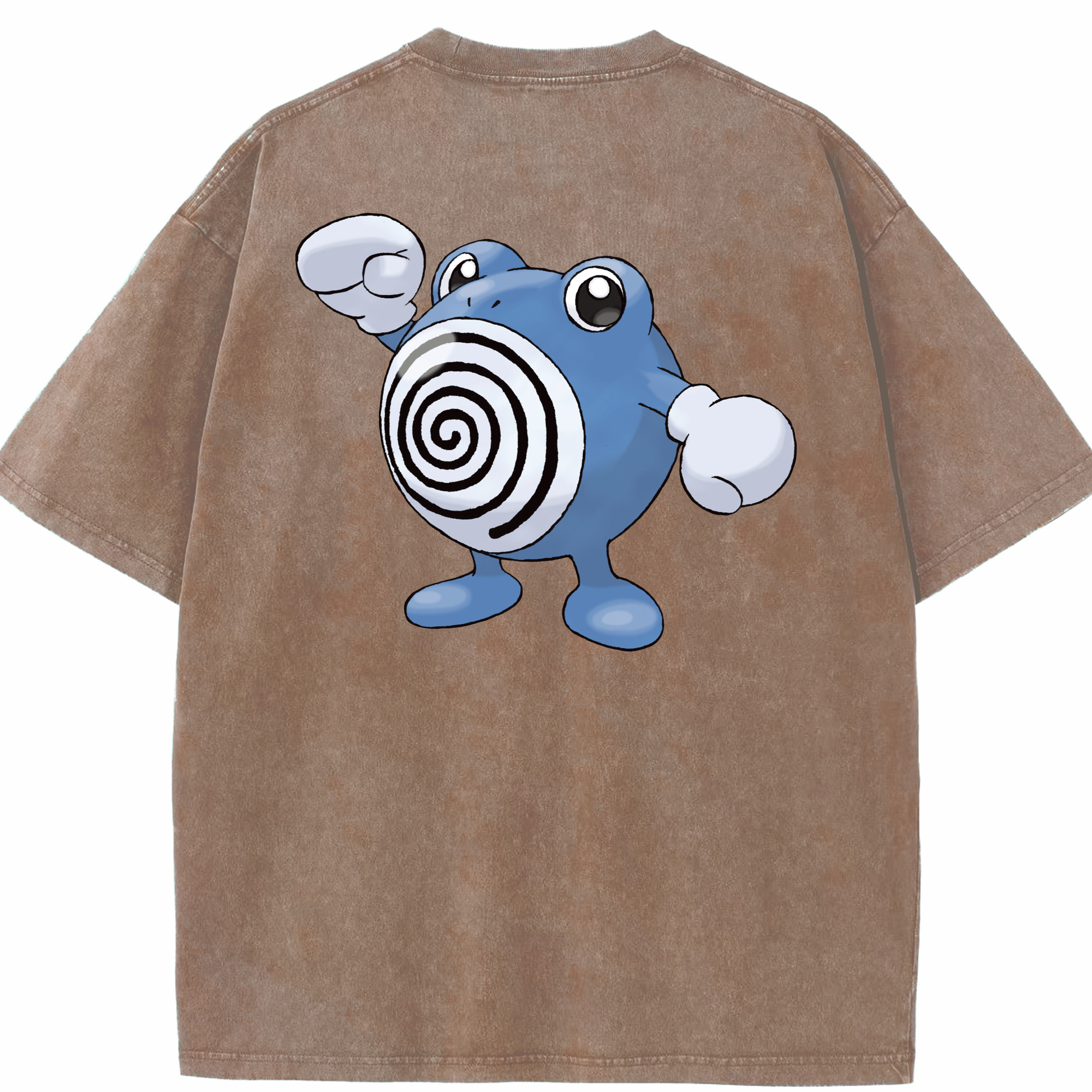 （画像用） ポケットモンスター Pokémon 綿100% ヴィンテージ風 半袖Tシャツ（背面プリント）