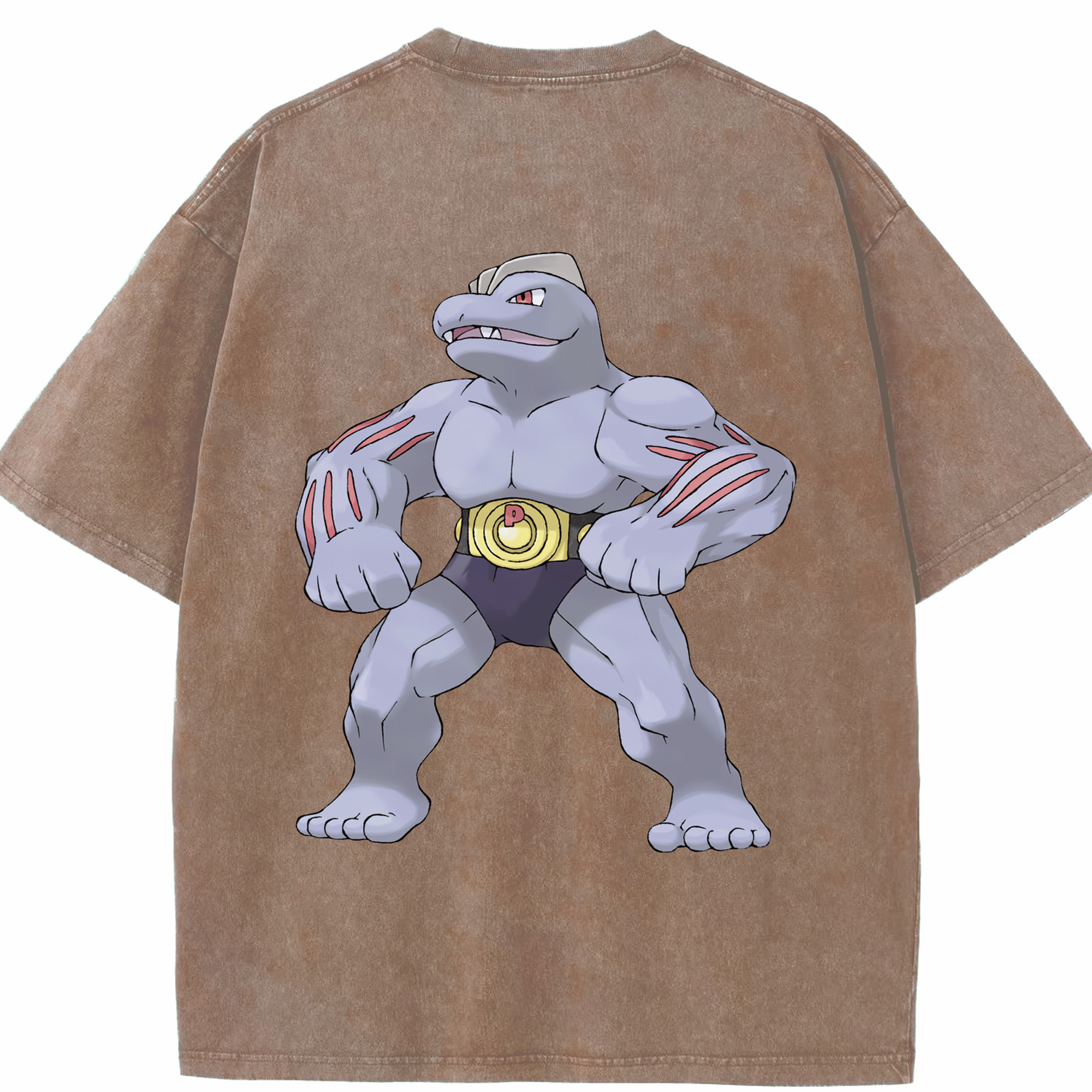 （画像用） ポケットモンスター Pokémon 綿100% ヴィンテージ風 半袖Tシャツ（背面プリント）