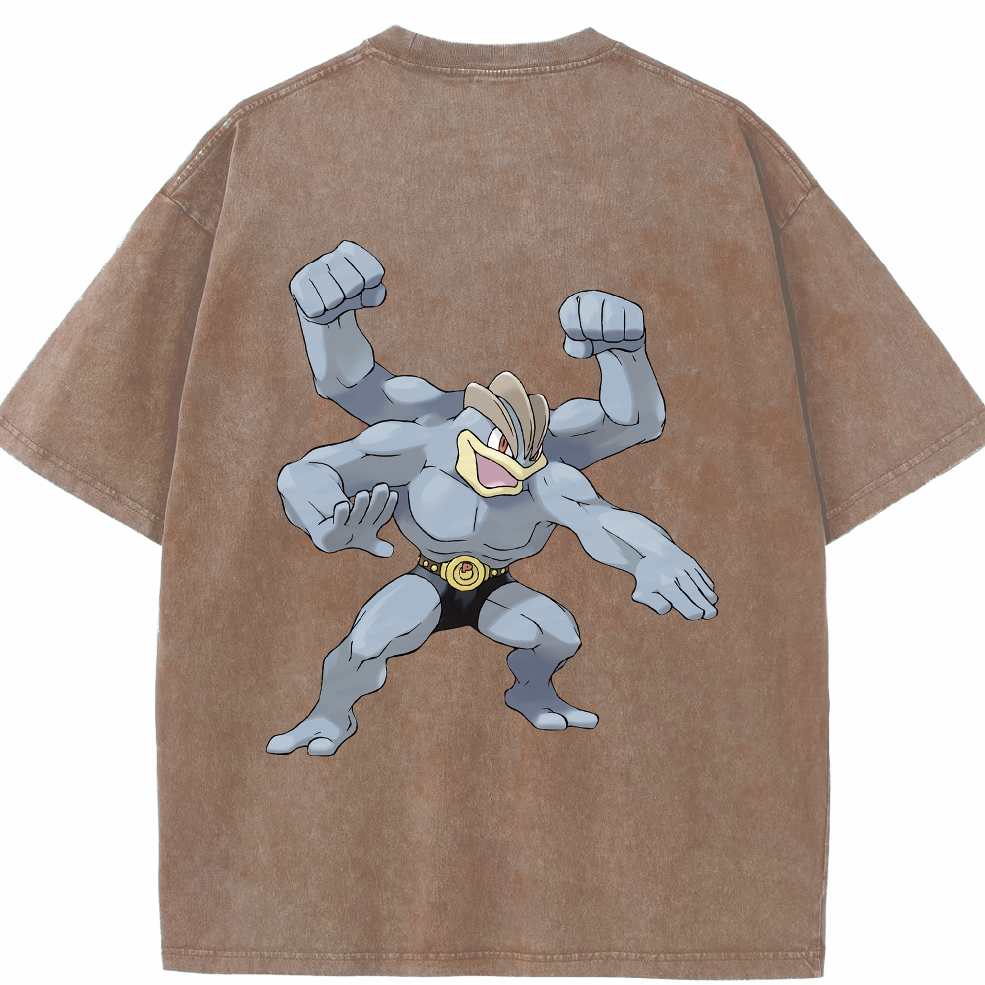 （画像用） ポケットモンスター Pokémon 綿100% ヴィンテージ風 半袖Tシャツ（背面プリント）