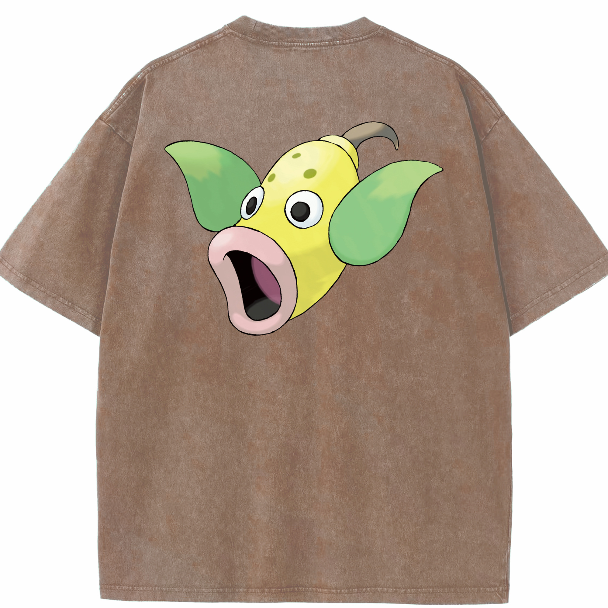 （画像用） ポケットモンスター Pokémon 綿100% ヴィンテージ風 半袖Tシャツ（背面プリント）