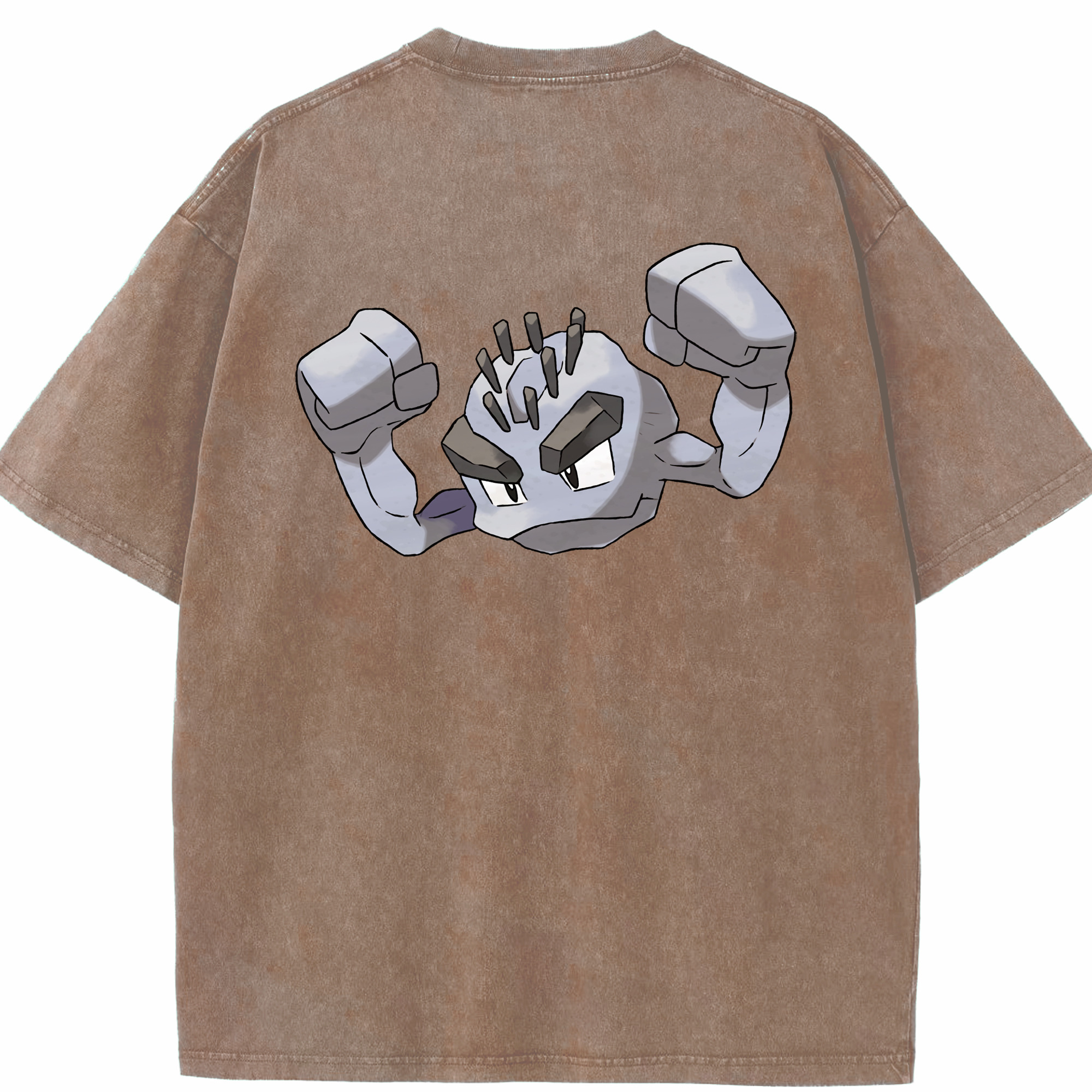 （画像用） ポケットモンスター Pokémon 綿100% ヴィンテージ風 半袖Tシャツ（背面プリント）