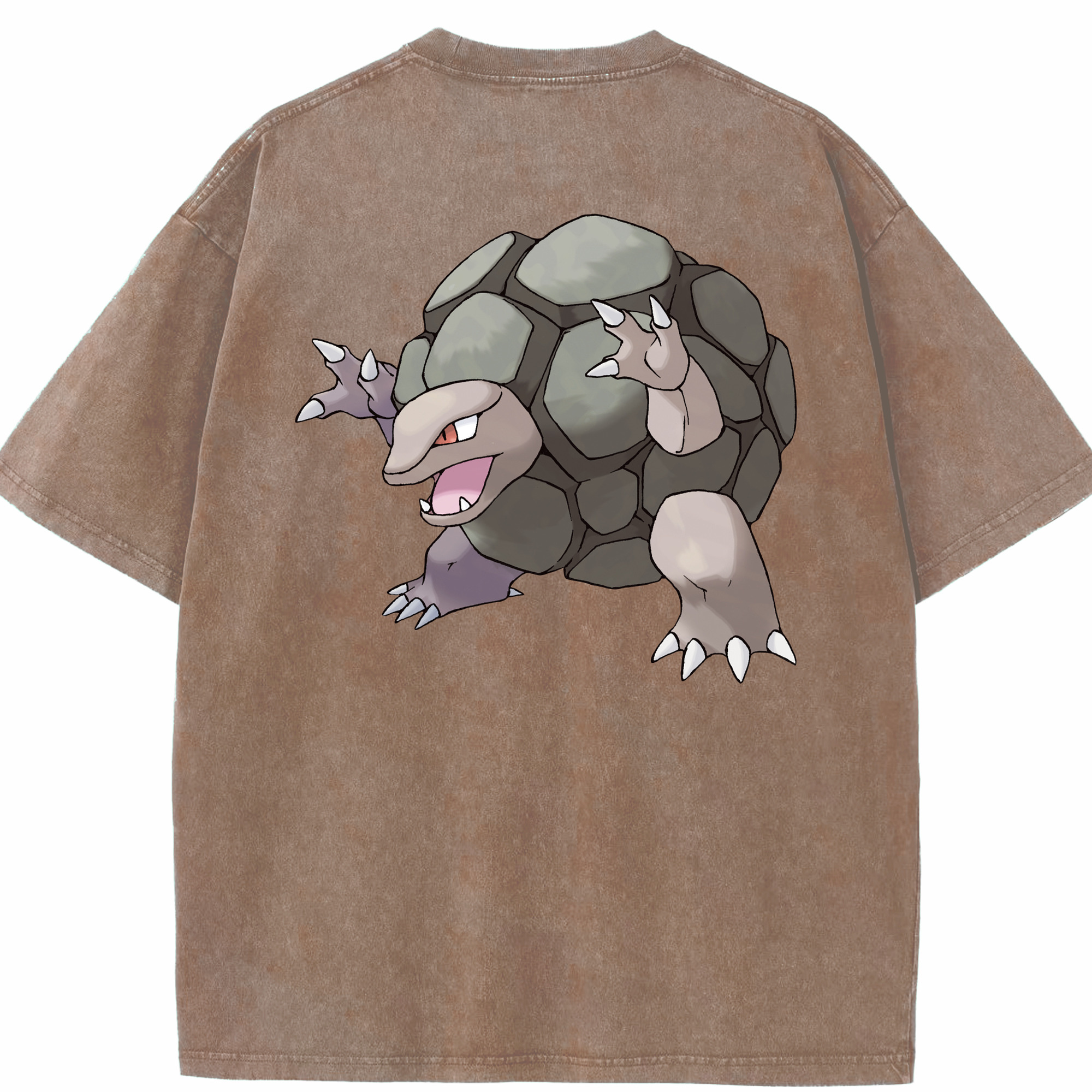 （画像用） ポケットモンスター Pokémon 綿100% ヴィンテージ風 半袖Tシャツ（背面プリント）